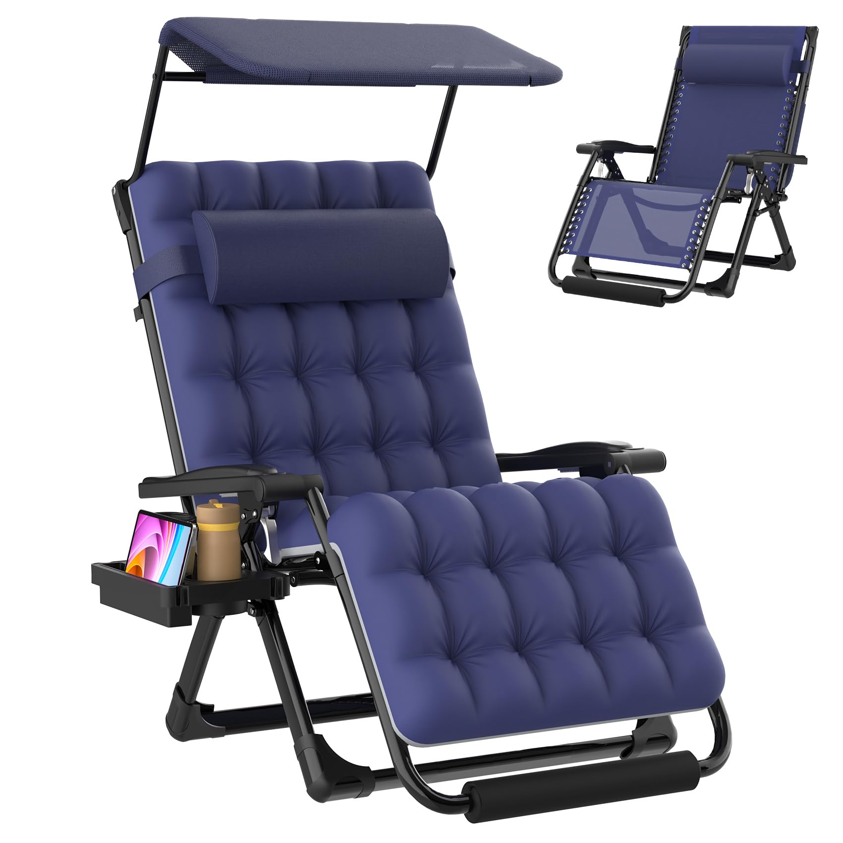Suteck Zero-Gravity Reclining Chair with Canopy