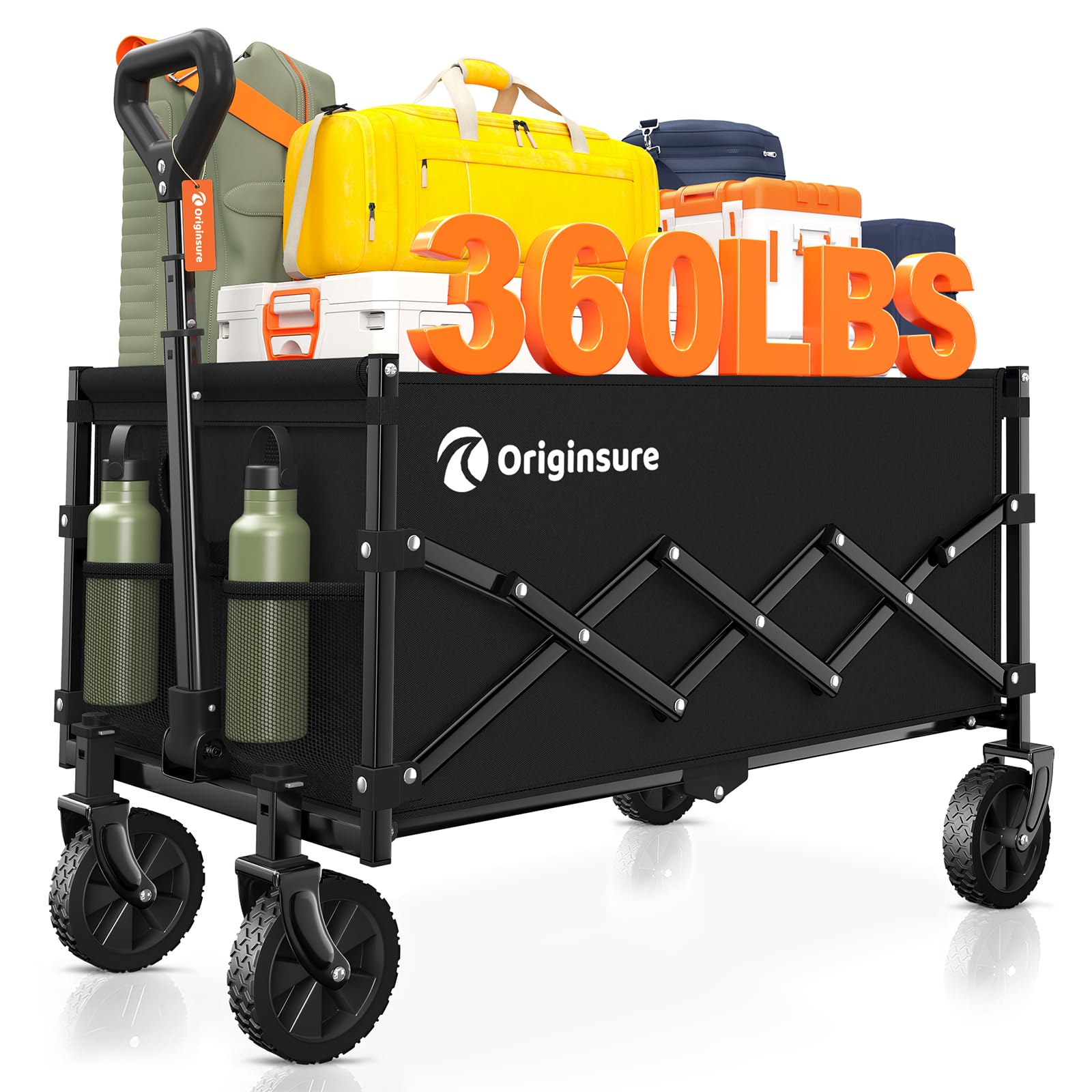Originsure Collapsible Utility Wagon for Family Outings