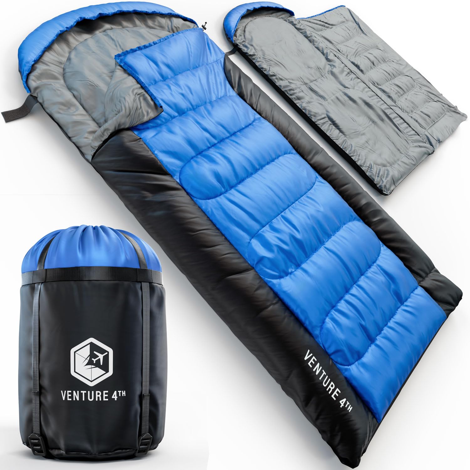 VENTURE 4TH Camping Sleeping Bag in Single, XXL or Double