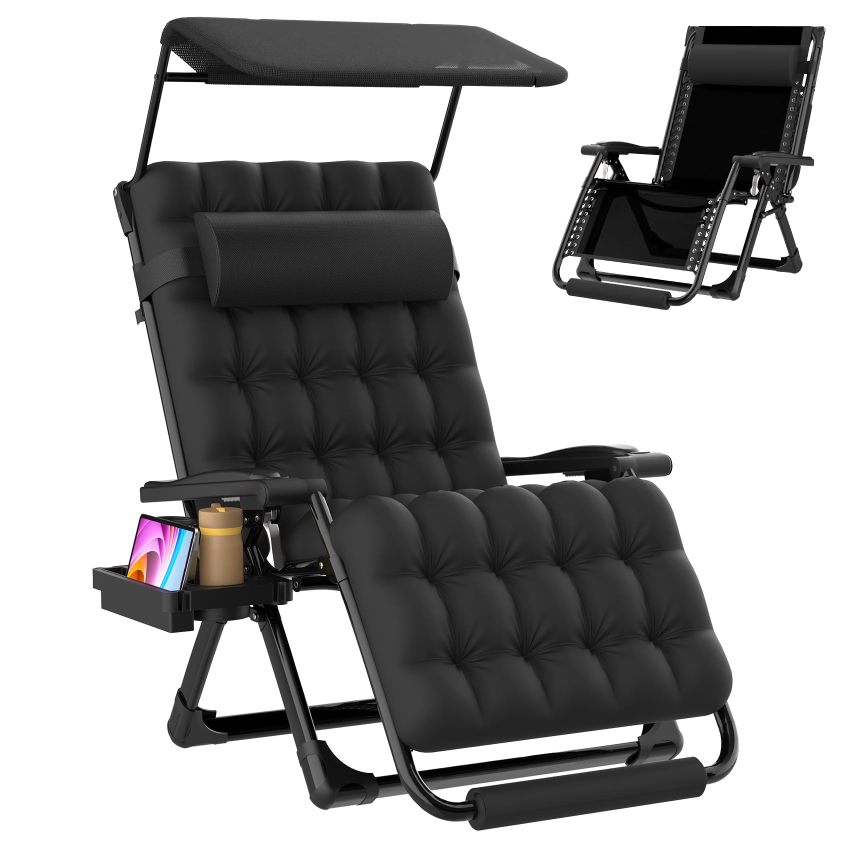Suteck Zero-Gravity Reclining Chair with Canopy