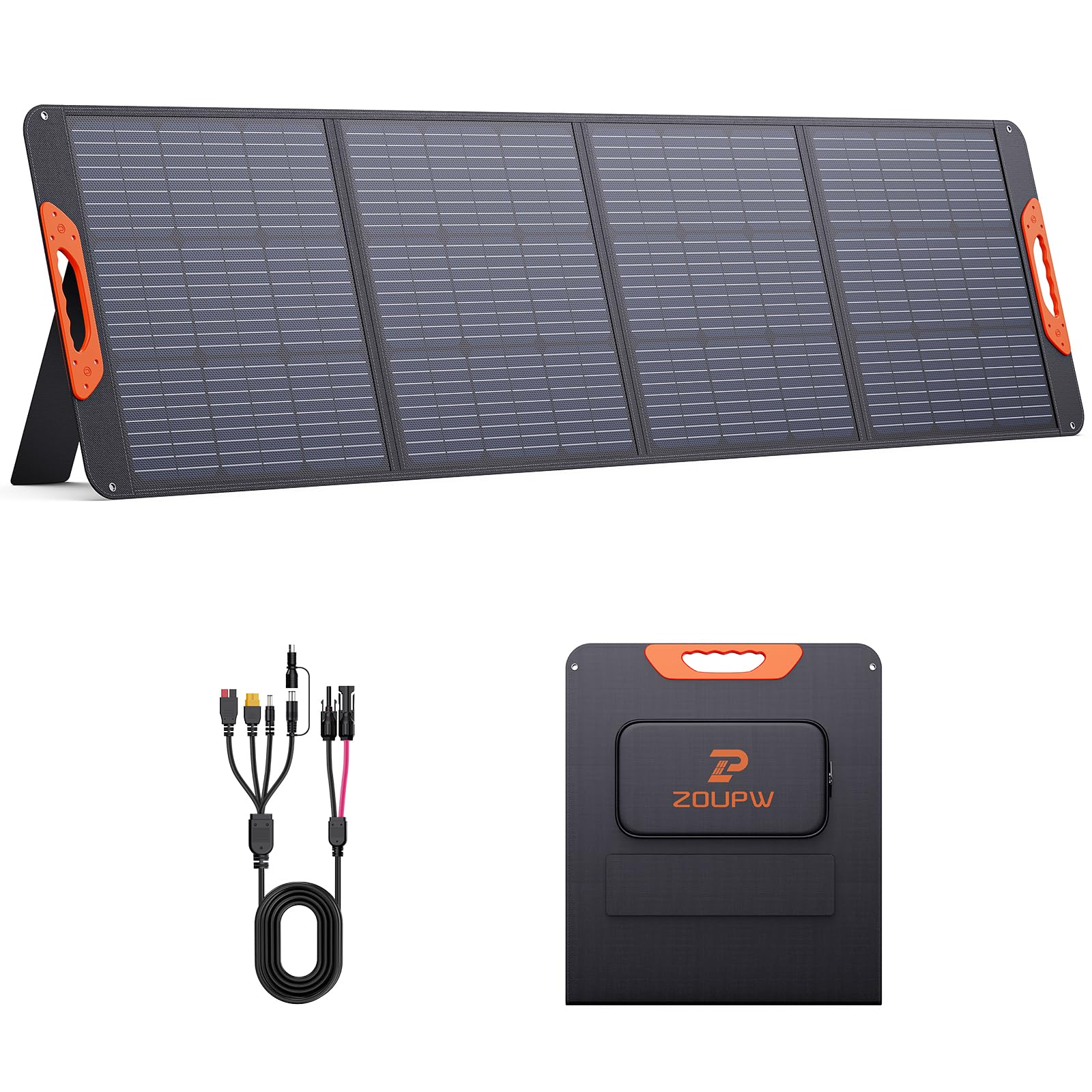 ZOUPW Portable Solar Panel for Camping and Travel