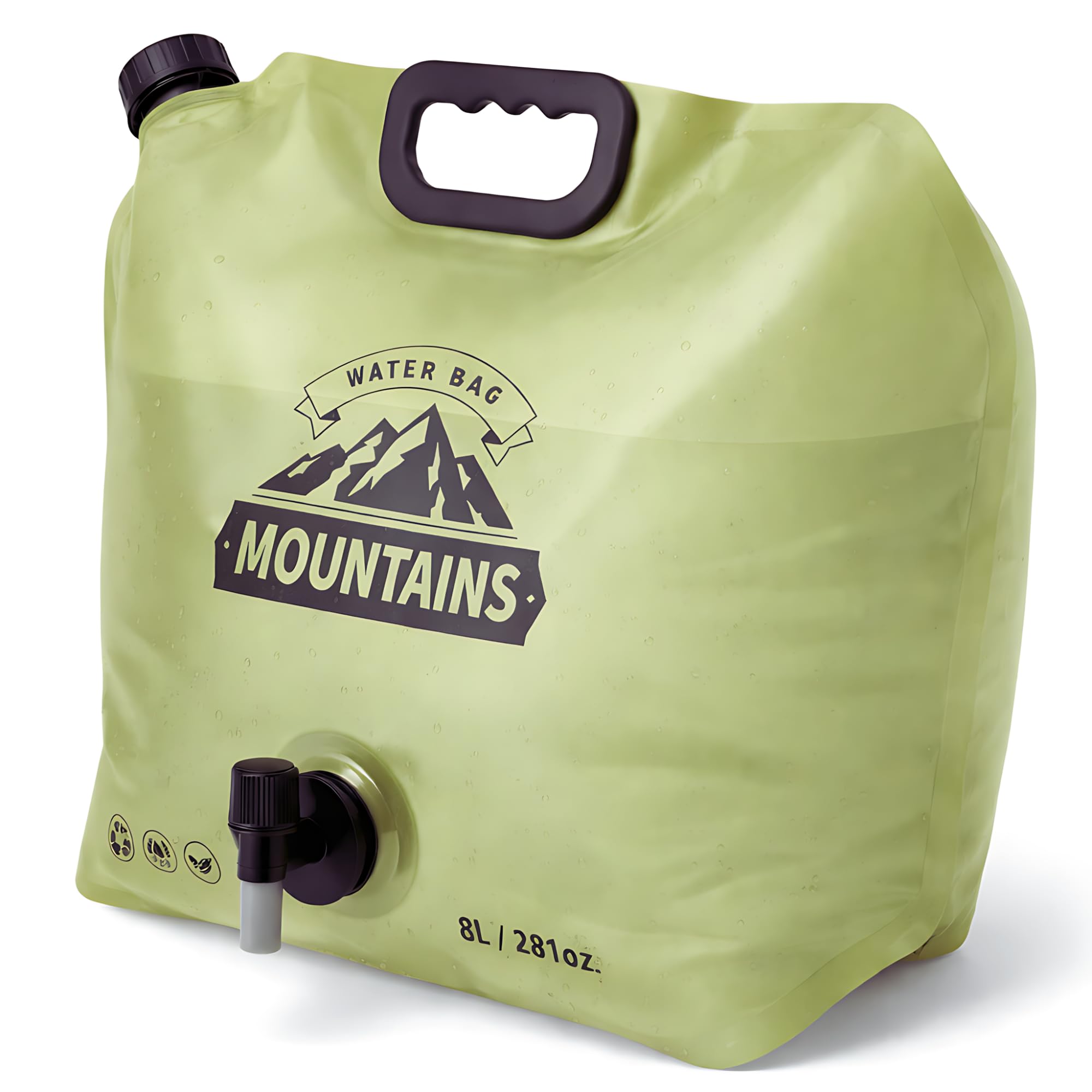 CoreMuse 2-Gallon Collapsible Water Container with Spout
