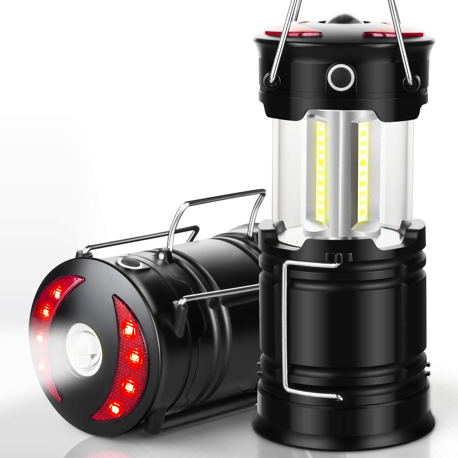 2-Pack Portable Camping Lanterns for Tents and Outdoors