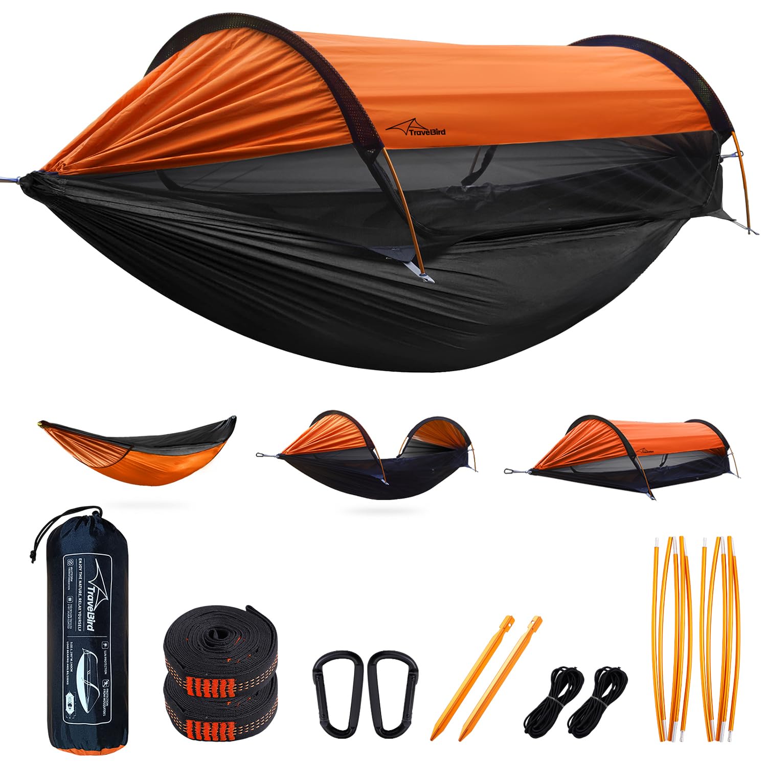 Travel Bird 2-Person Hammock Tent with Mosquito Net