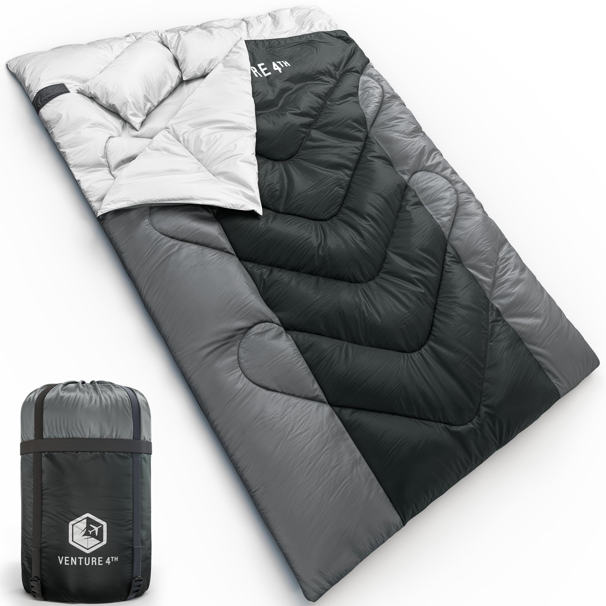VENTURE 4TH Camping Sleeping Bag in Single, XXL or Double
