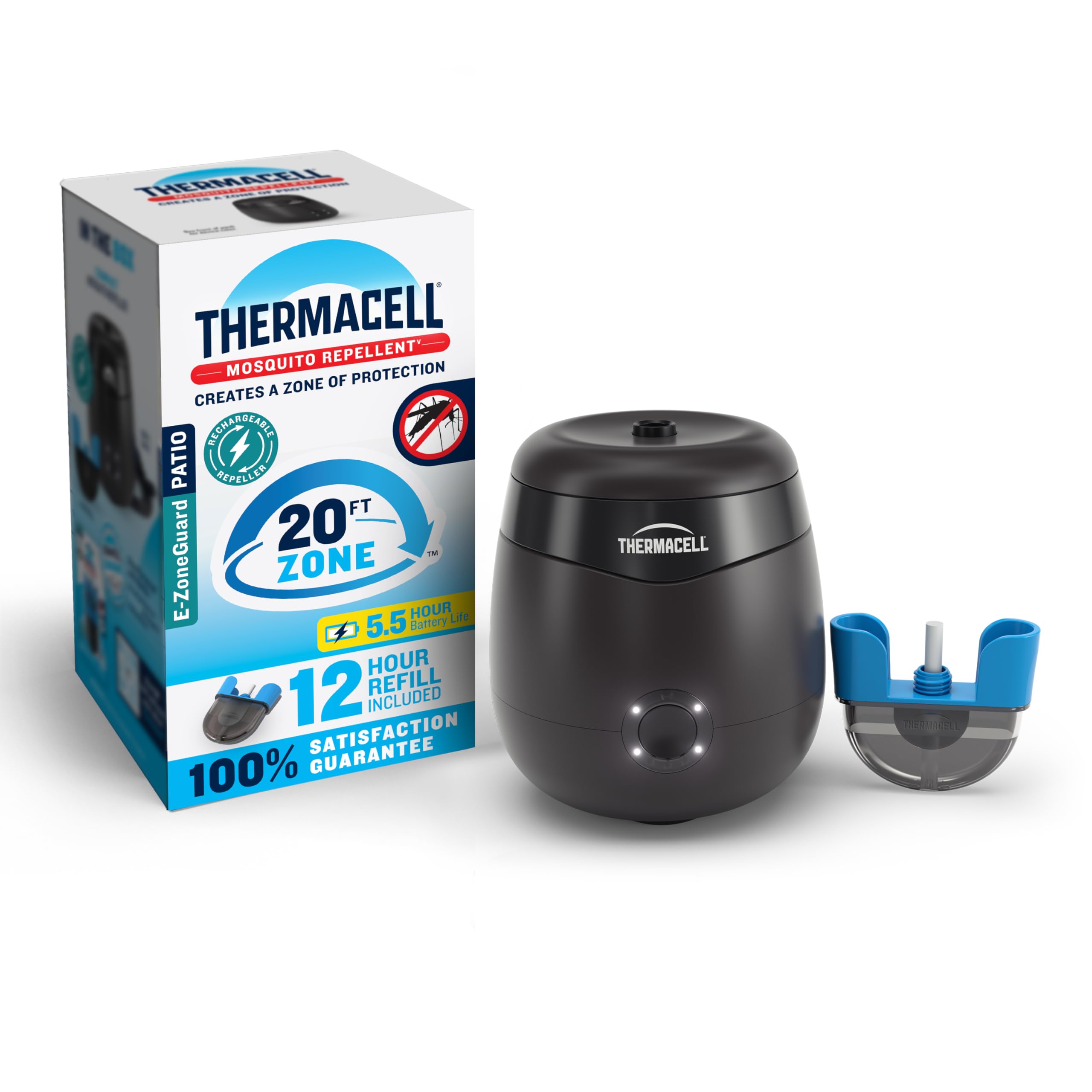 Thermacell E-ZoneGuard Patio Max Rechargeable Mosquito Repeller