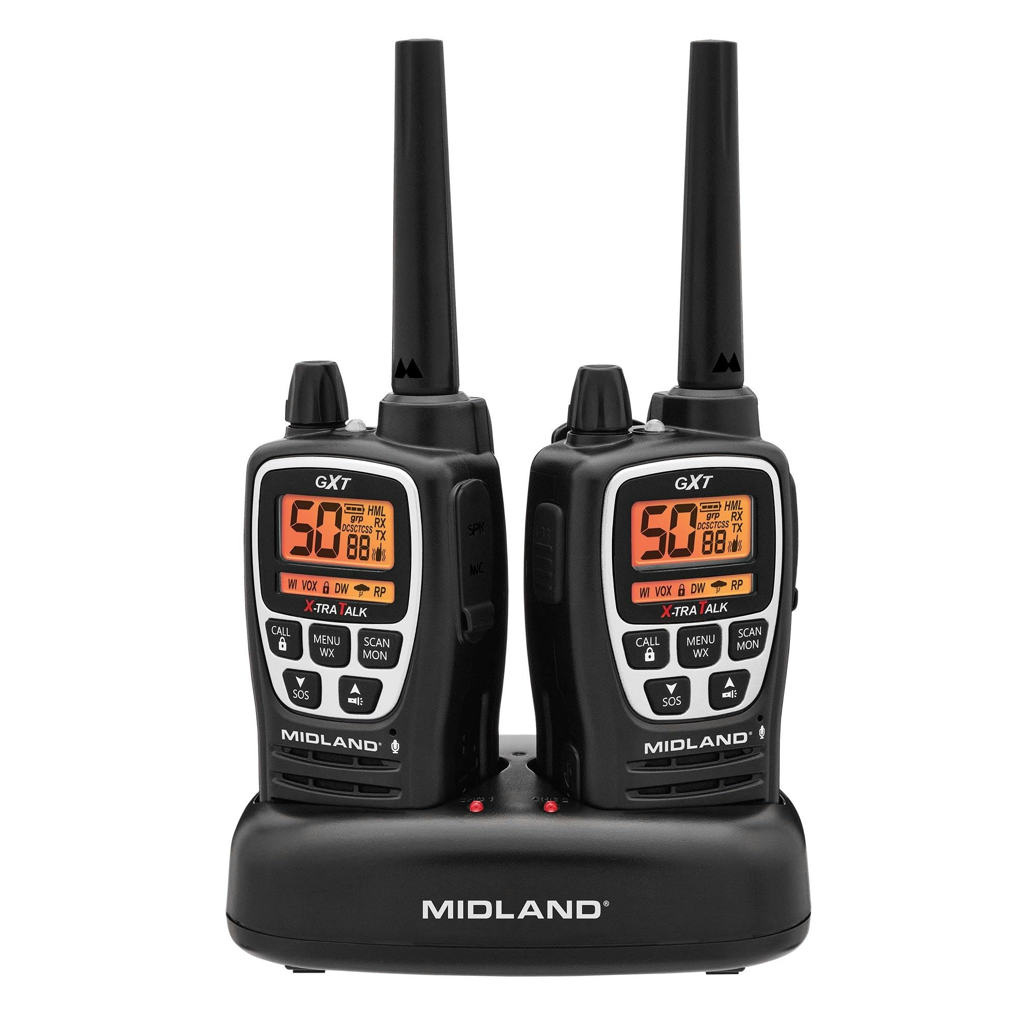 Midland GXT1000 Long-Range 50-Channel GMRS Radio Set