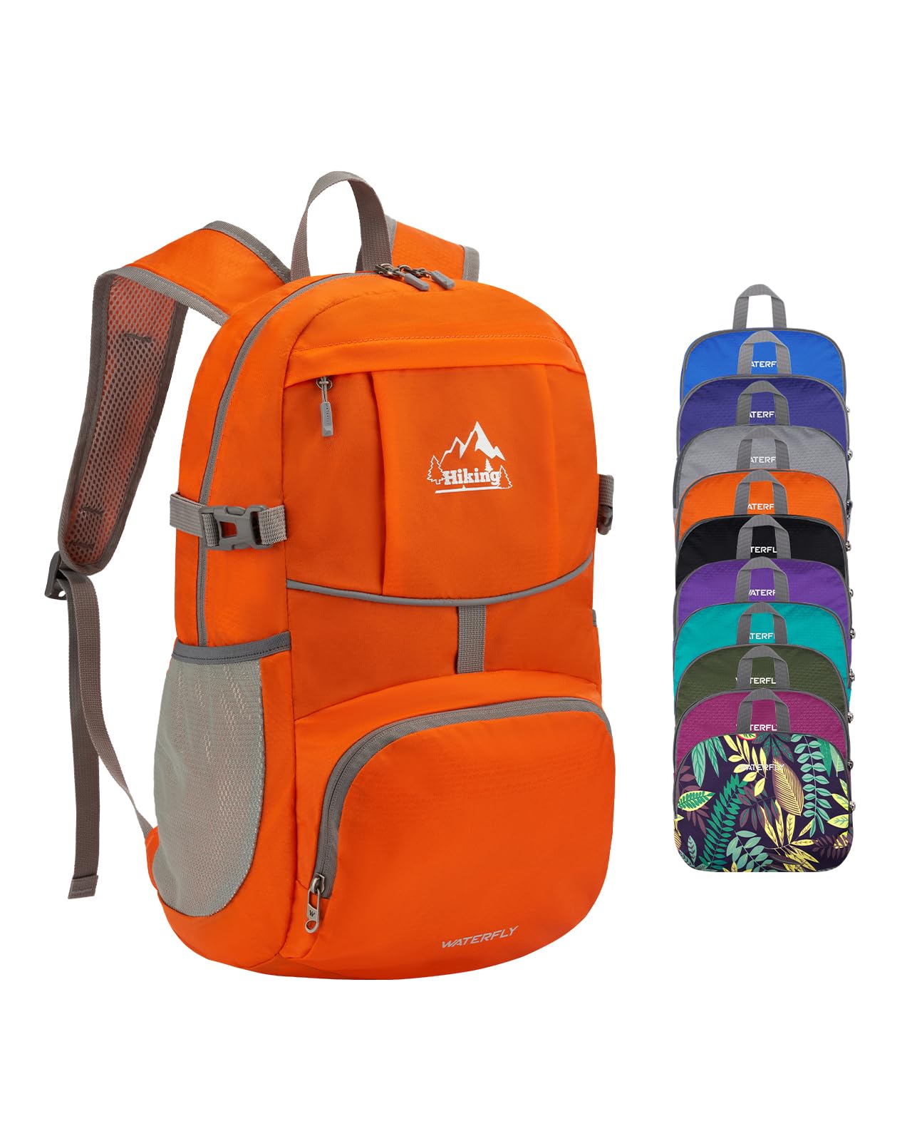 WATERFLY 25/35L Ultralight Packable Hiking Daypack