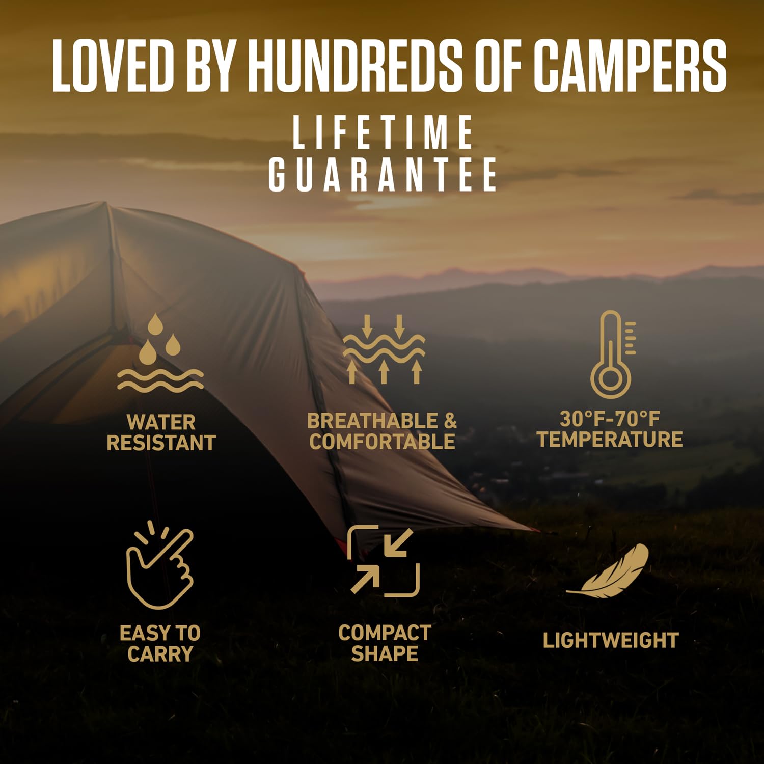 VENTURE 4TH Camping Sleeping Bag in Single, XXL or Double