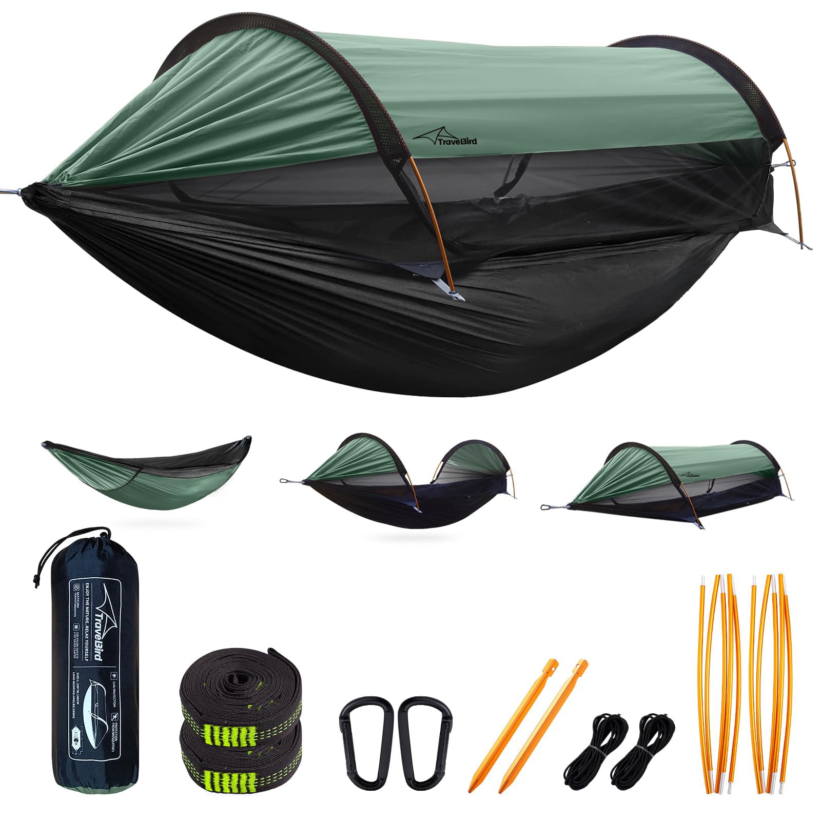 Travel Bird 2-Person Hammock Tent with Mosquito Net