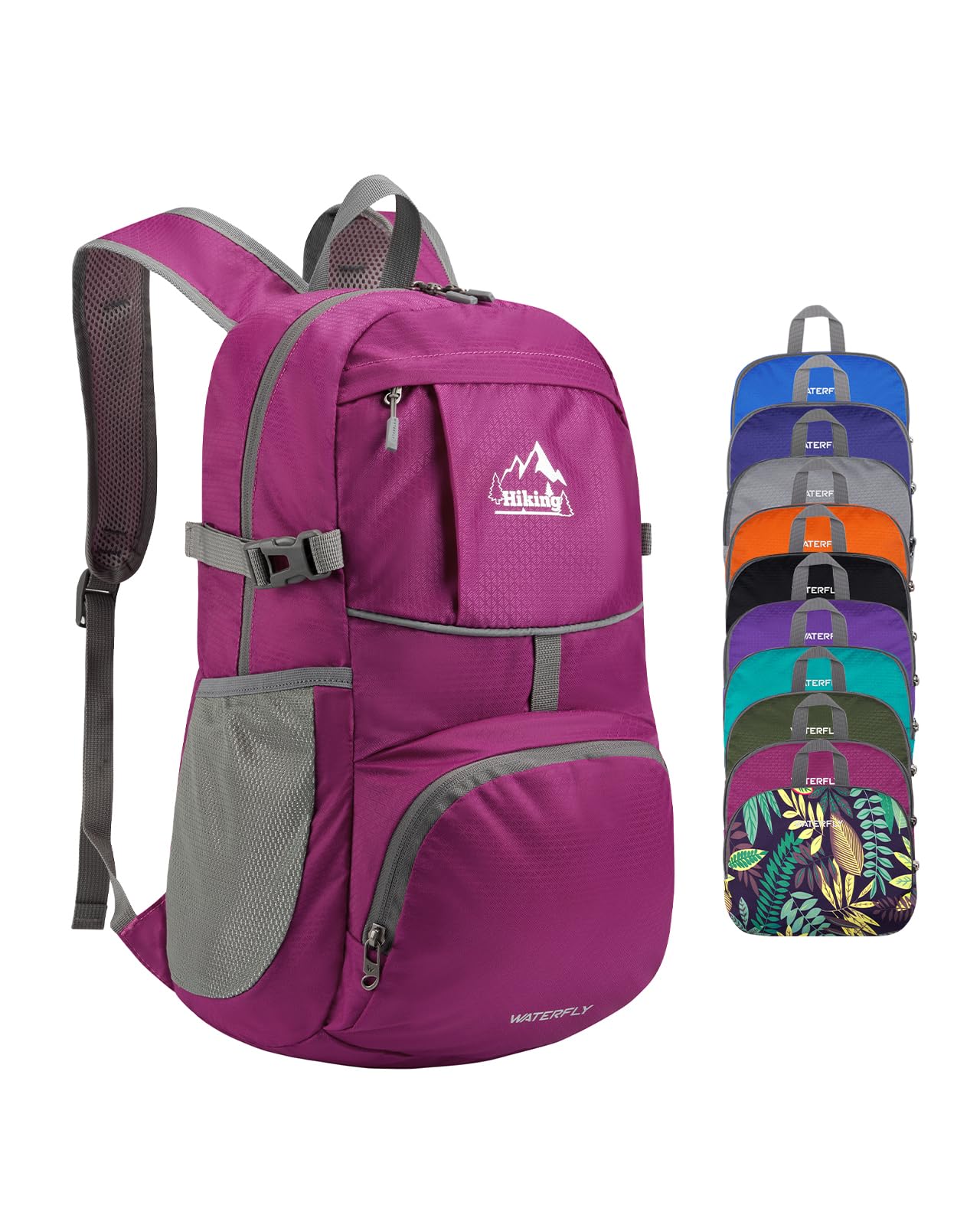 WATERFLY 25/35L Ultralight Packable Hiking Daypack