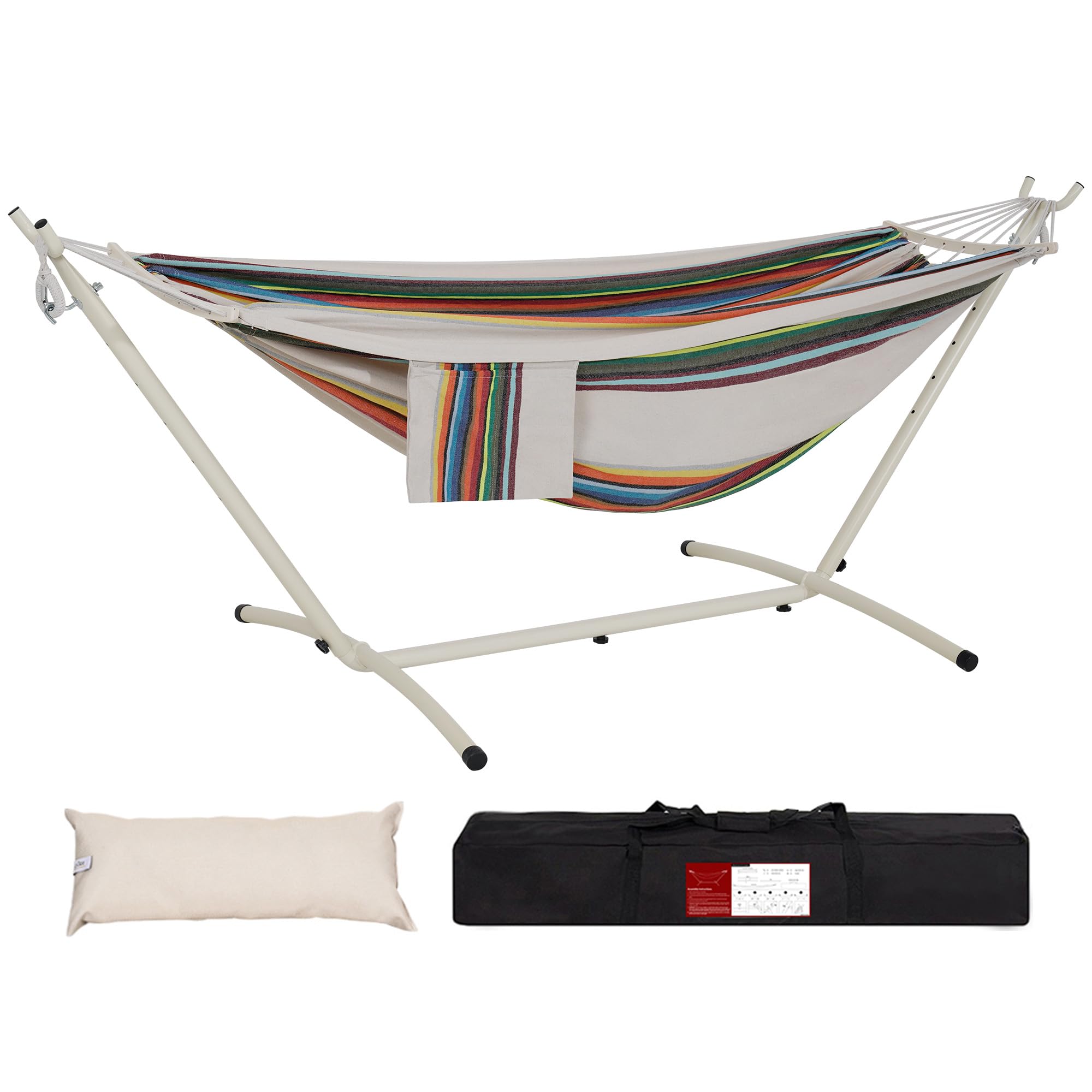 Lazy Daze Double Hammock with 9-Foot Stand and Carry Case