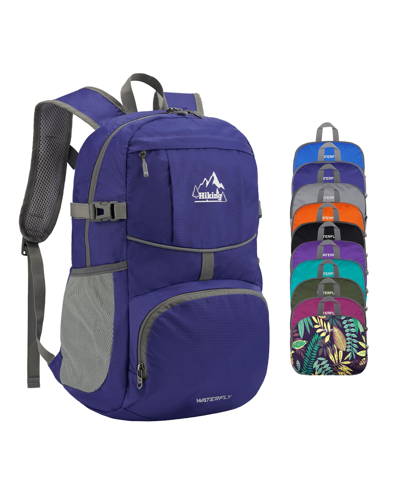 WATERFLY 25/35L Ultralight Packable Hiking Daypack