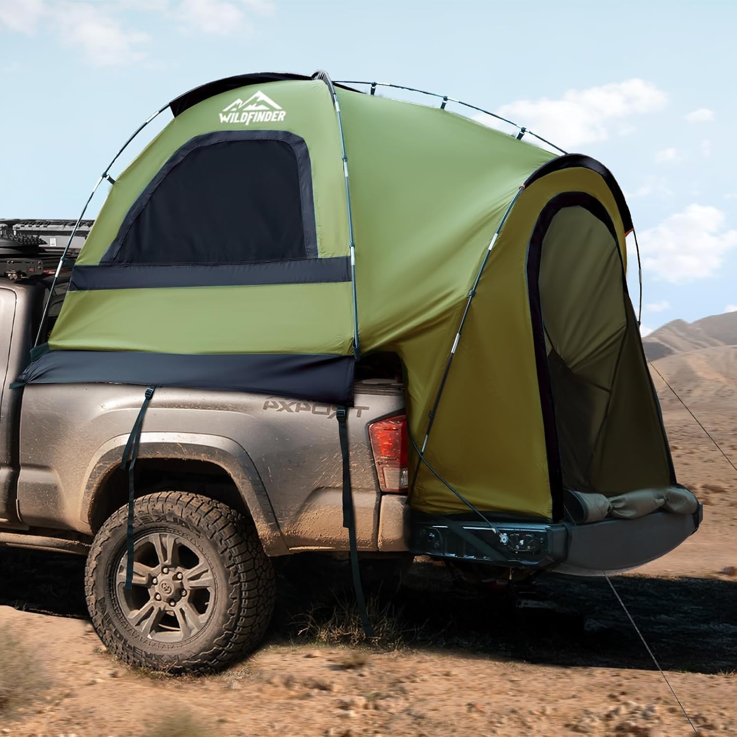 Waterproof PU3000mm 2–3 Person Pickup Truck Bed Tent