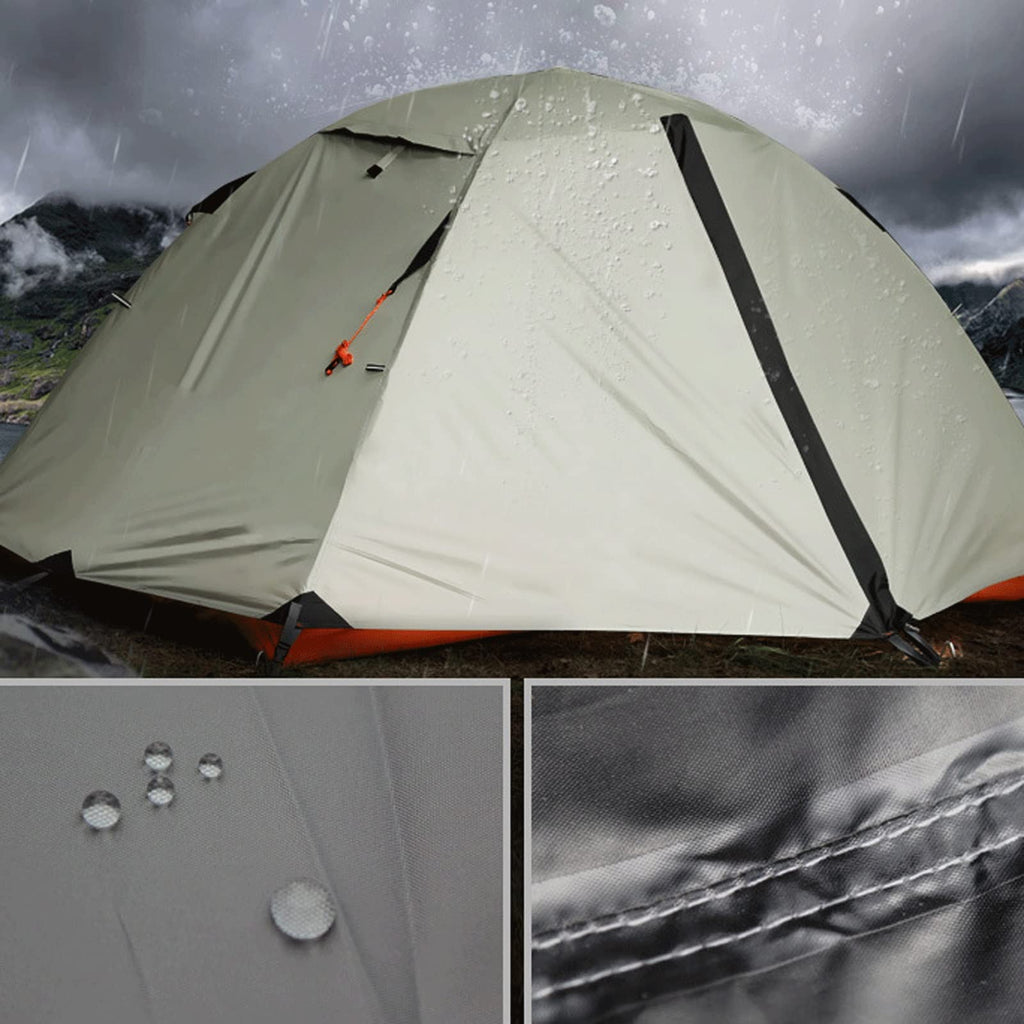 Double-Layer 4-Season Alpine Tent with Aluminum Poles