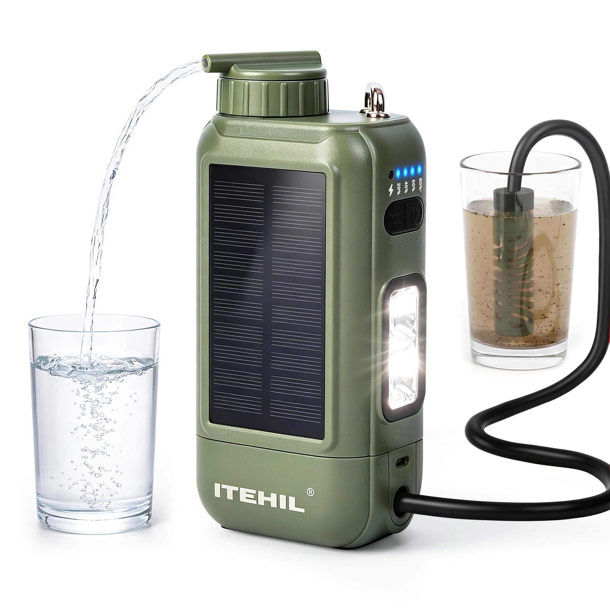 ITEHIL 0.01-Micron Portable Electric Water Purifier