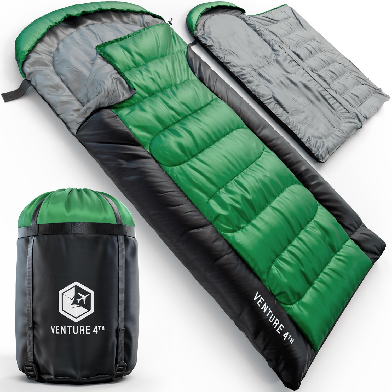 VENTURE 4TH Camping Sleeping Bag in Single, XXL or Double