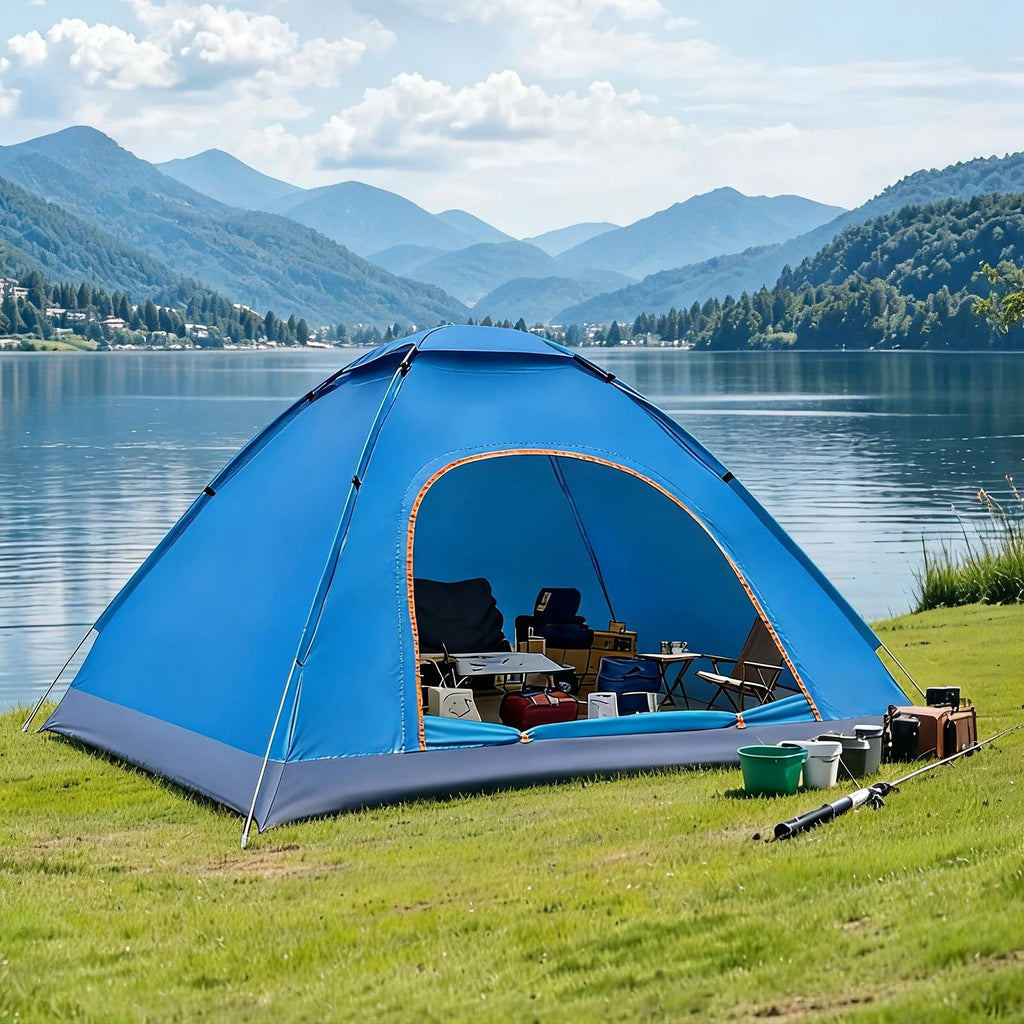 Lightweight 2-Person Pop-Up Camping Tent with Carry Bag