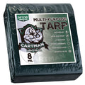 Cartman 8-Mil Green Waterproof Poly Tarp Cover