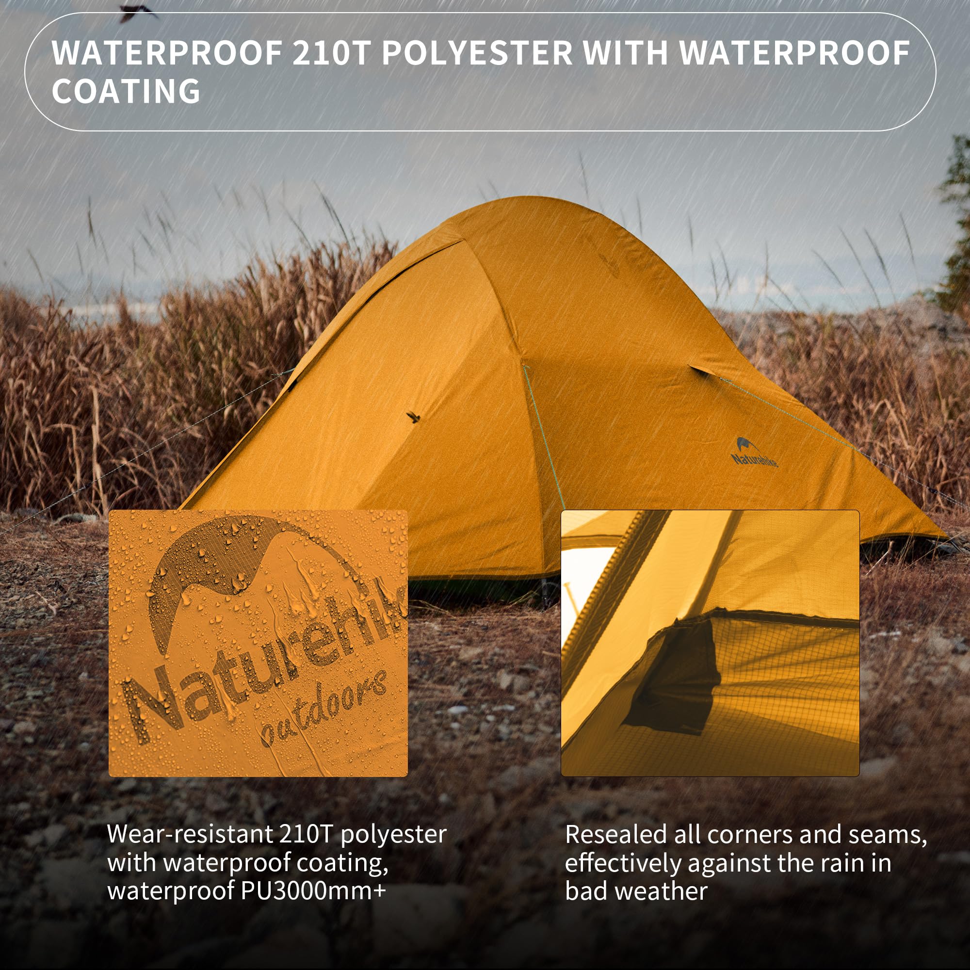 Naturehike Cloud-Up 1-Person Ultralight Backpacking Tent