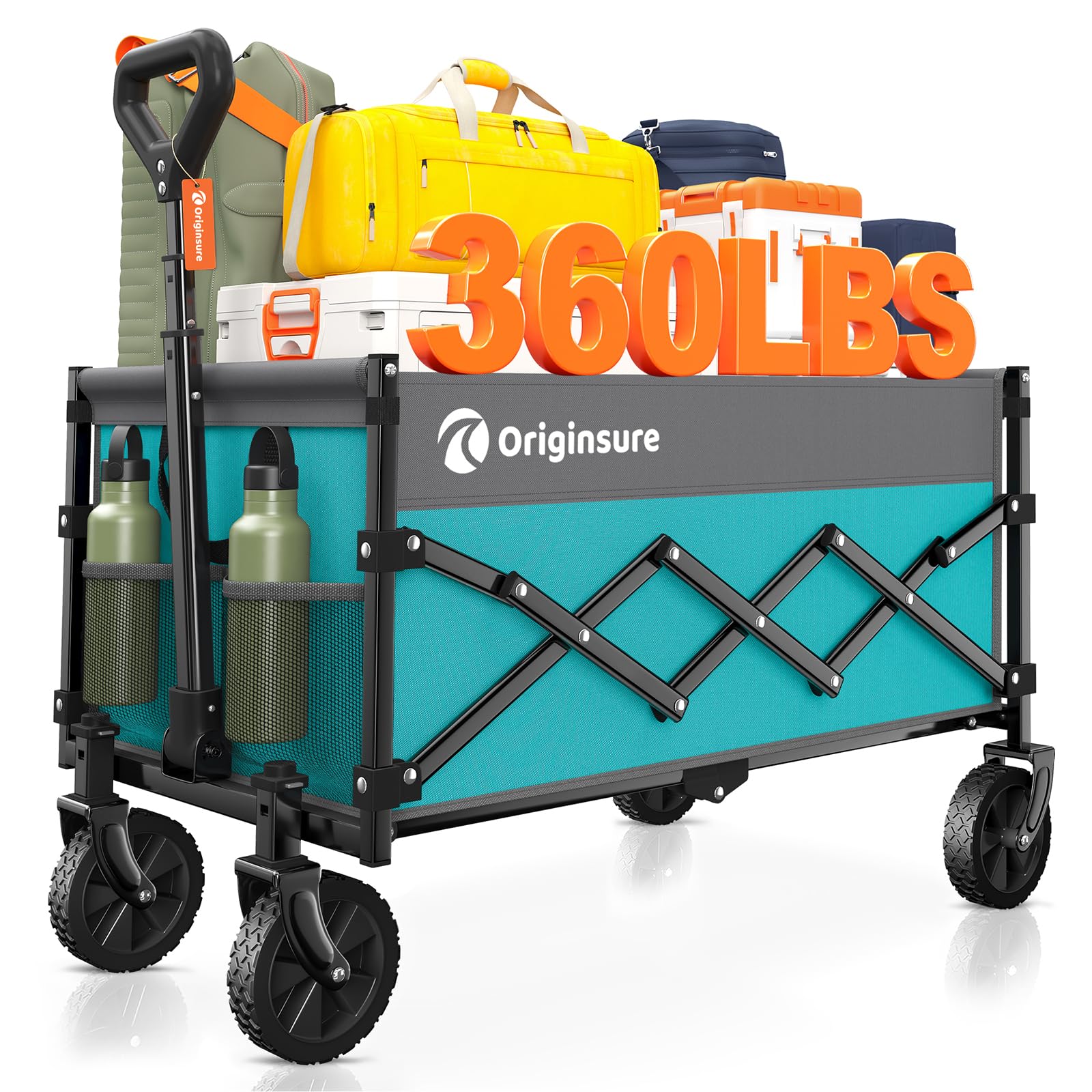 Originsure Collapsible Utility Wagon for Family Outings