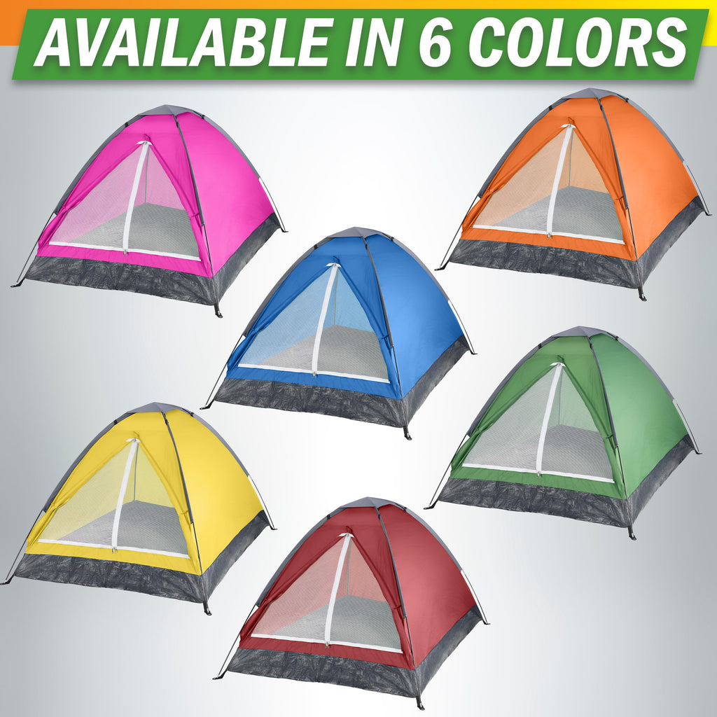 Wakeman Outdoors 2-Person Lightweight Camping Tent with Rainfly