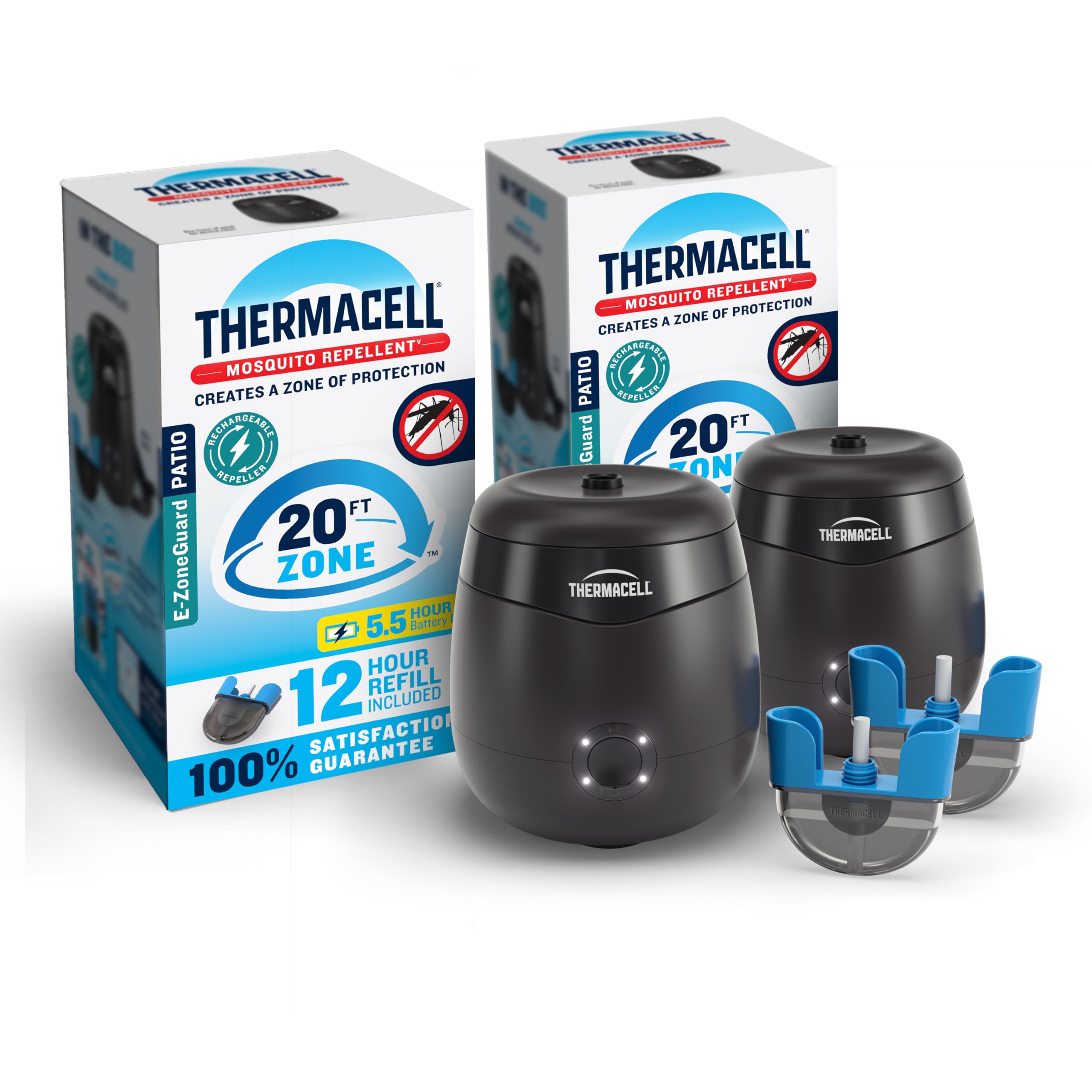 Thermacell E-ZoneGuard Patio Max Rechargeable Mosquito Repeller