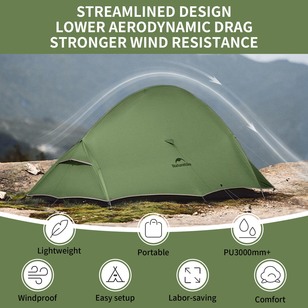 Naturehike Cloud-Up 2-Person Ultralight Backpacking Tent