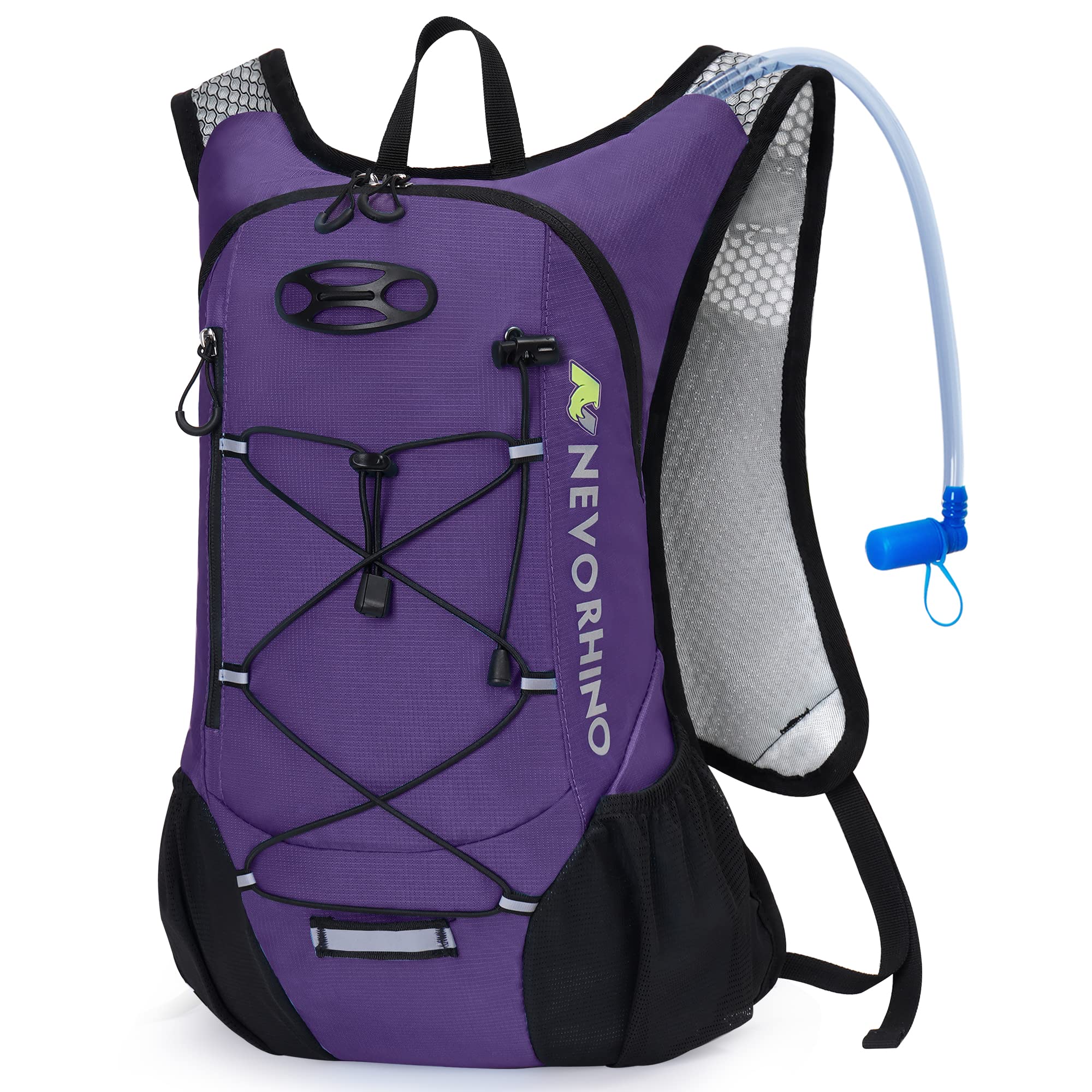 Lightweight Hydration Backpack with 2L Water Bladder