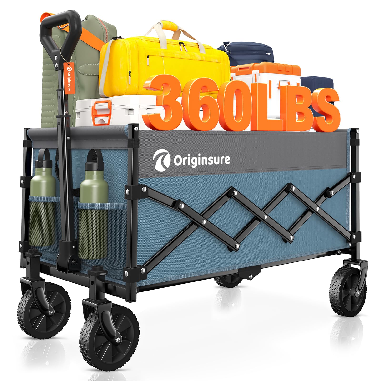 Originsure Collapsible Utility Wagon for Family Outings