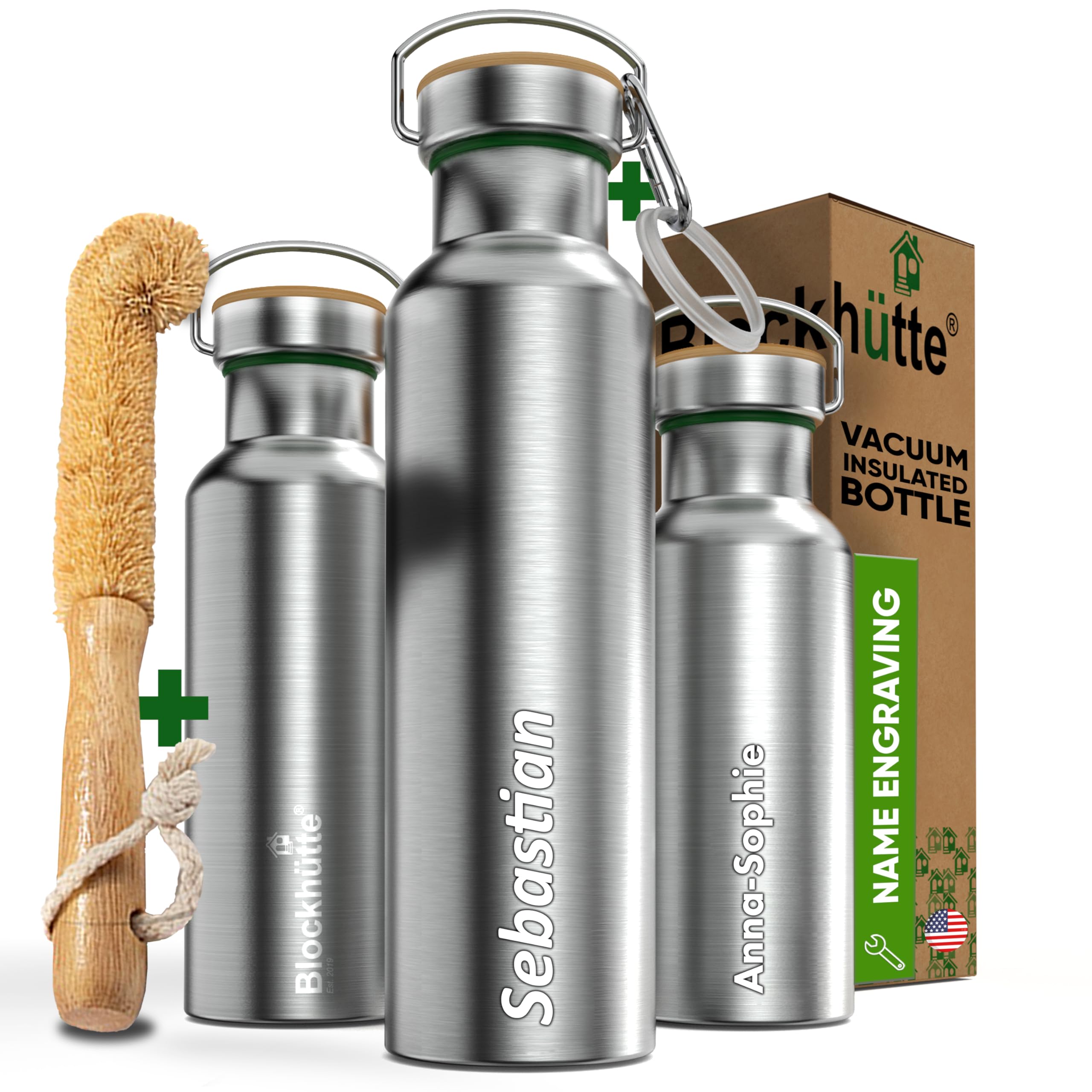 Blockhütte Vacuum-Insulated Stainless Steel Water Bottle