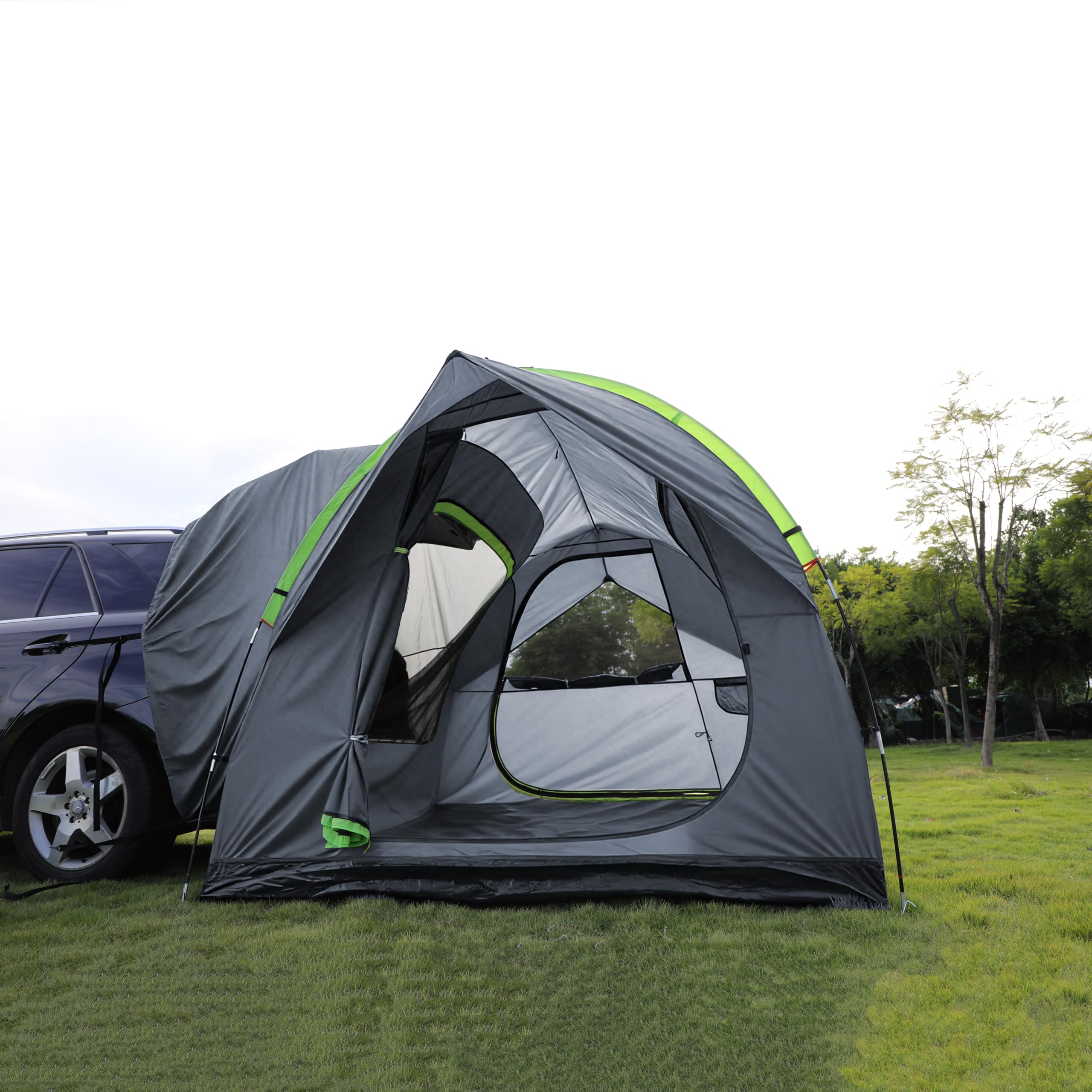 HREFUEU 3–6 Person Waterproof SUV Tailgate Tent with Rainfly