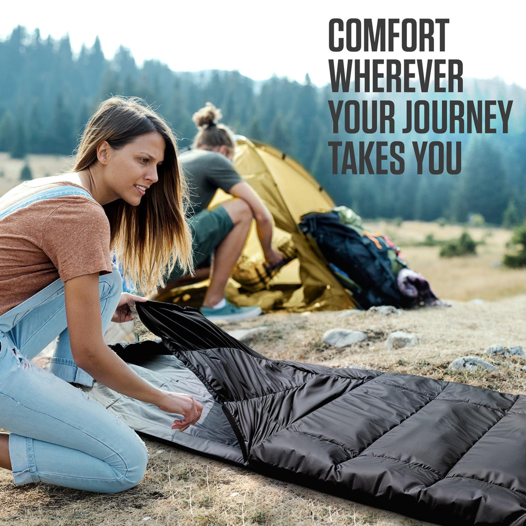 VENTURE 4TH Camping Sleeping Bag in Single, XXL or Double