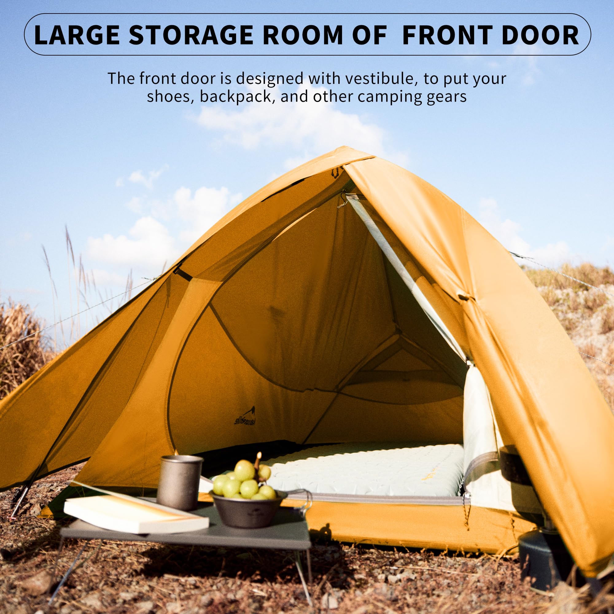 Naturehike Cloud-Up 1-Person Ultralight Backpacking Tent