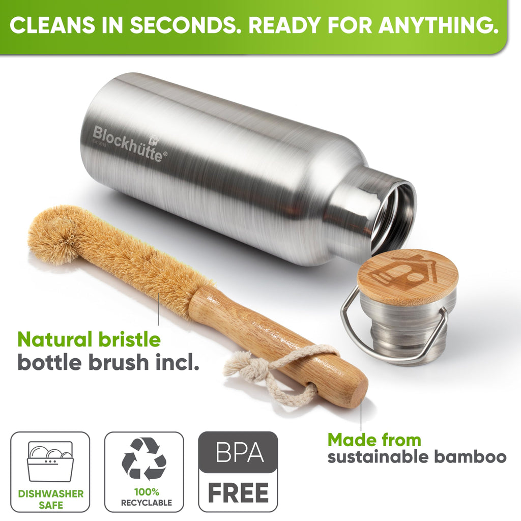 Blockhütte Vacuum-Insulated Stainless Steel Water Bottle
