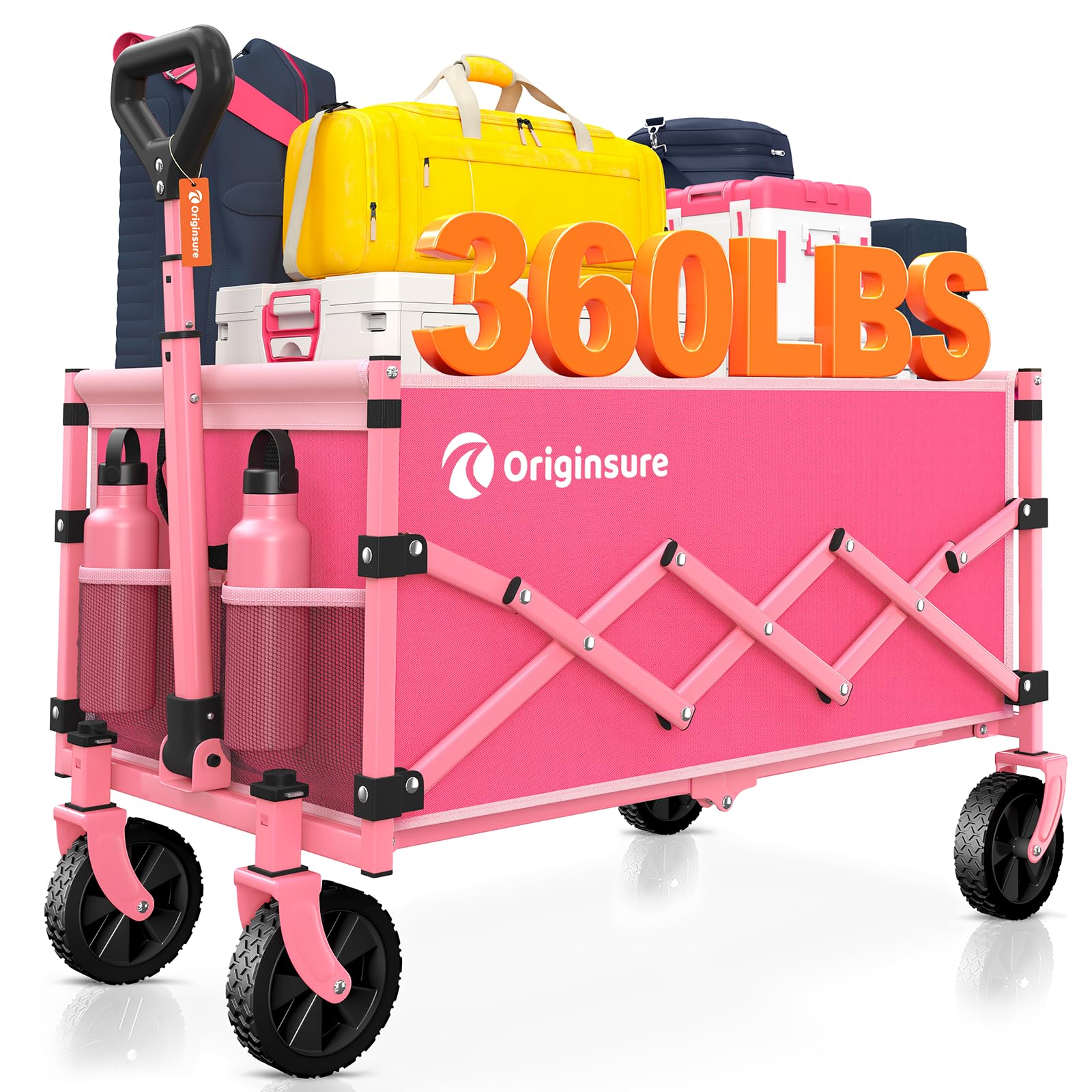 Originsure Collapsible Utility Wagon for Family Outings