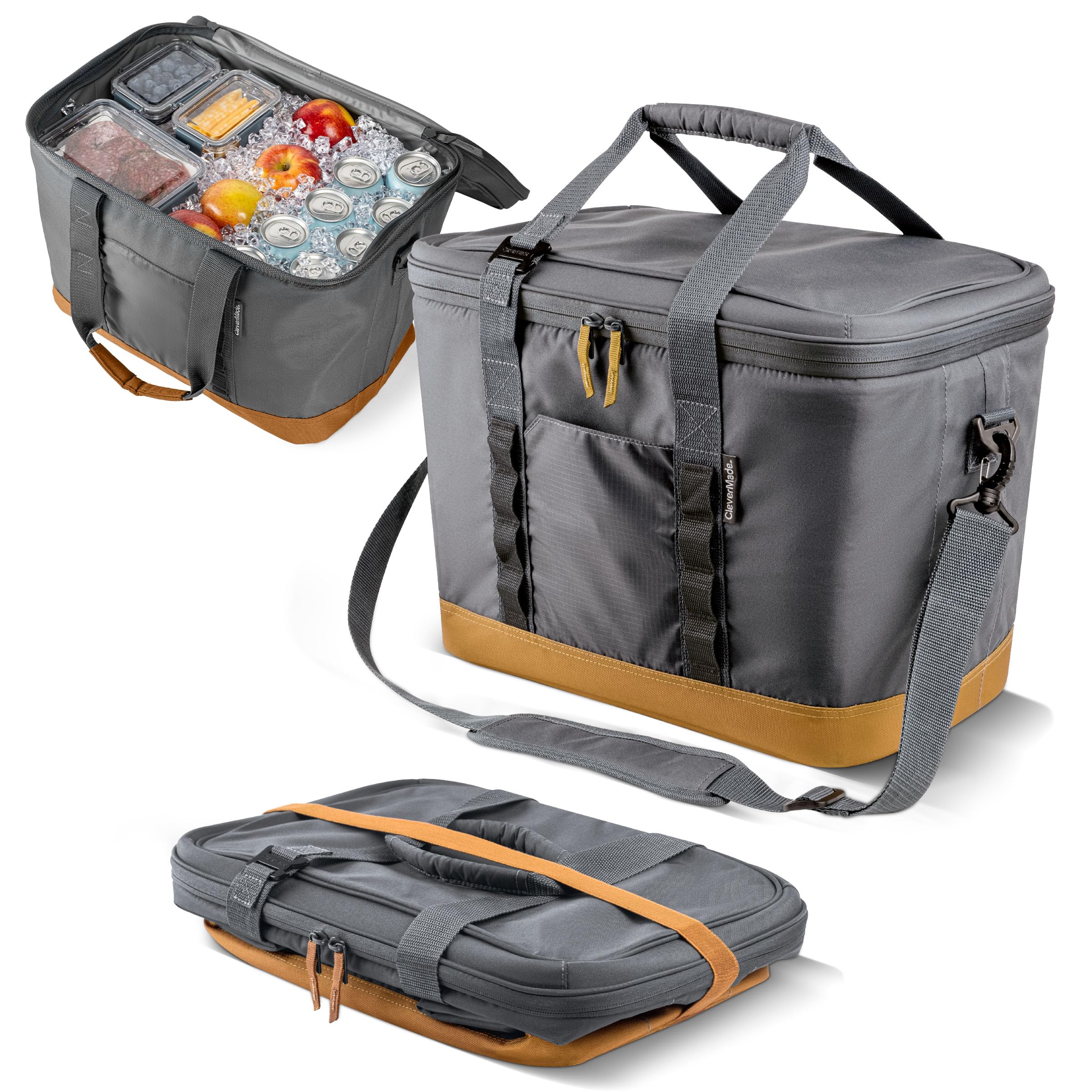 CleverMade Collapsible Leakproof Insulated Cooler Bag