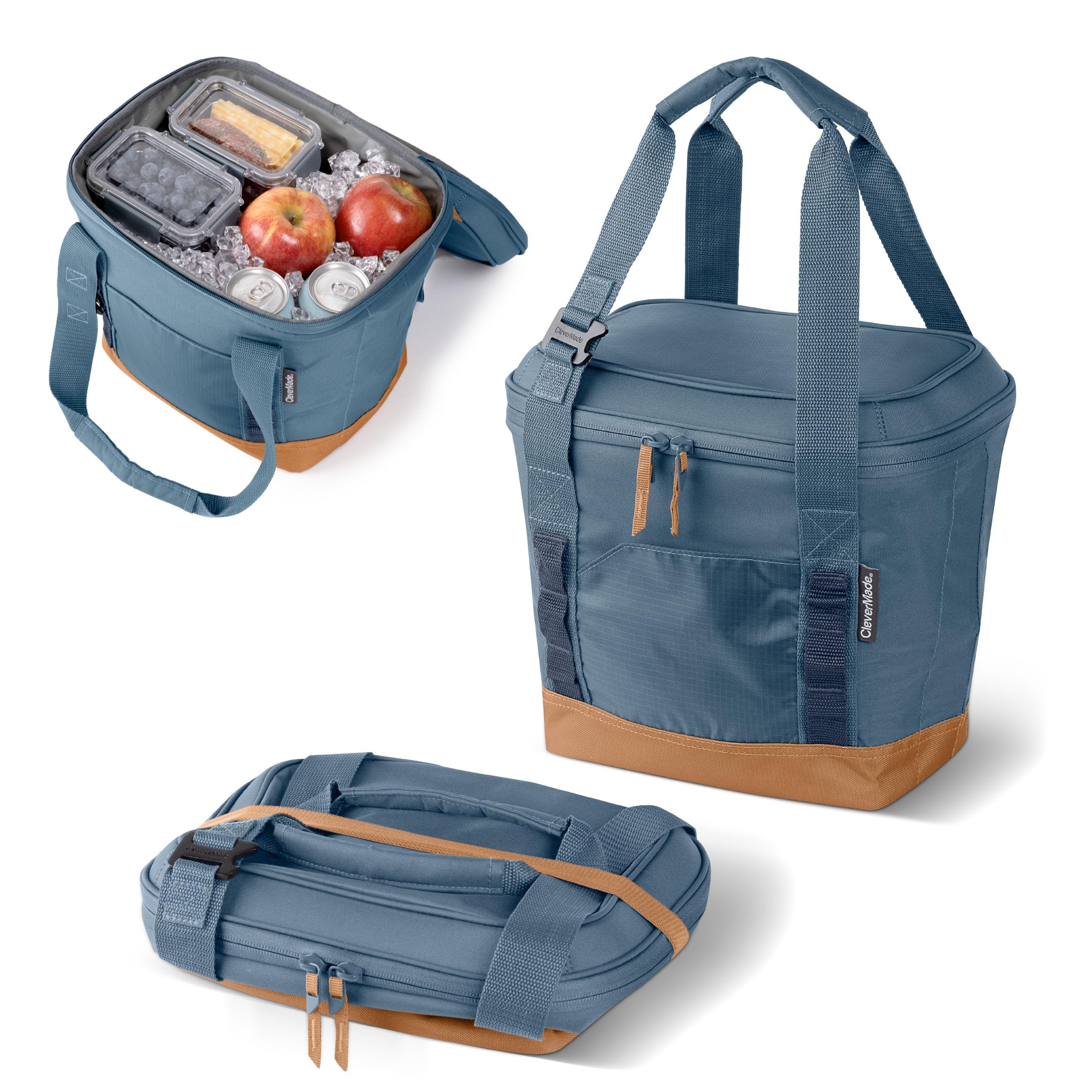 CleverMade Collapsible Leakproof Insulated Cooler Bag