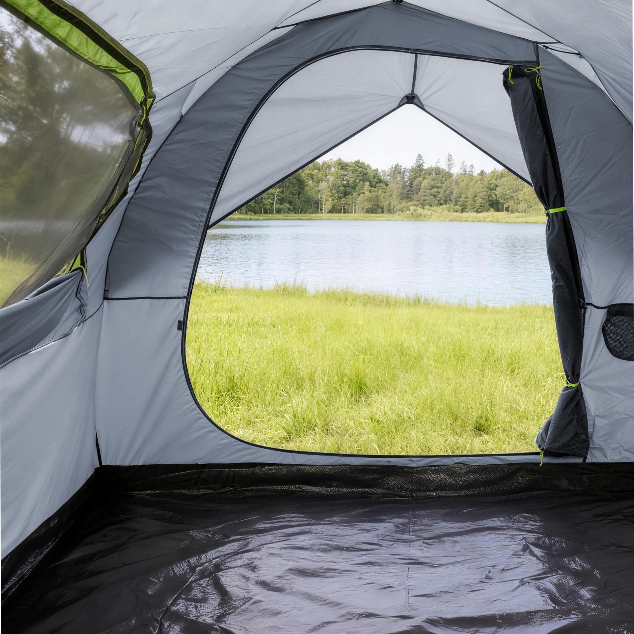 HREFUEU 3–6 Person Waterproof SUV Tailgate Tent with Rainfly