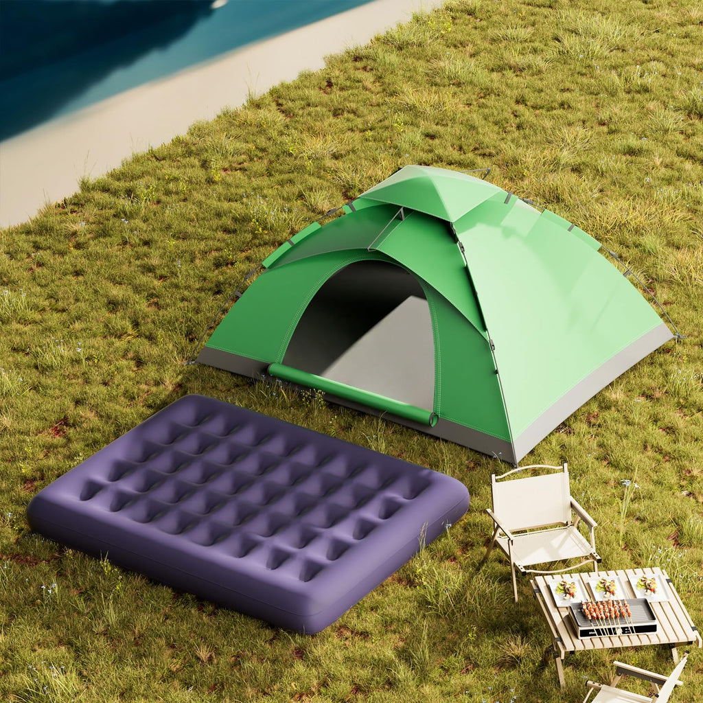 Talent Star 8-Piece 2-Person Camping Tent Set with Rainfly