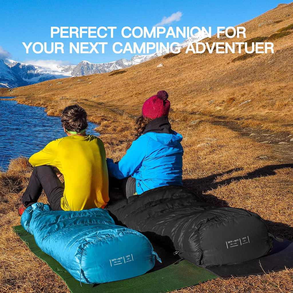 Bessport 15–45°F 3–4 Season Mummy Sleeping Bag