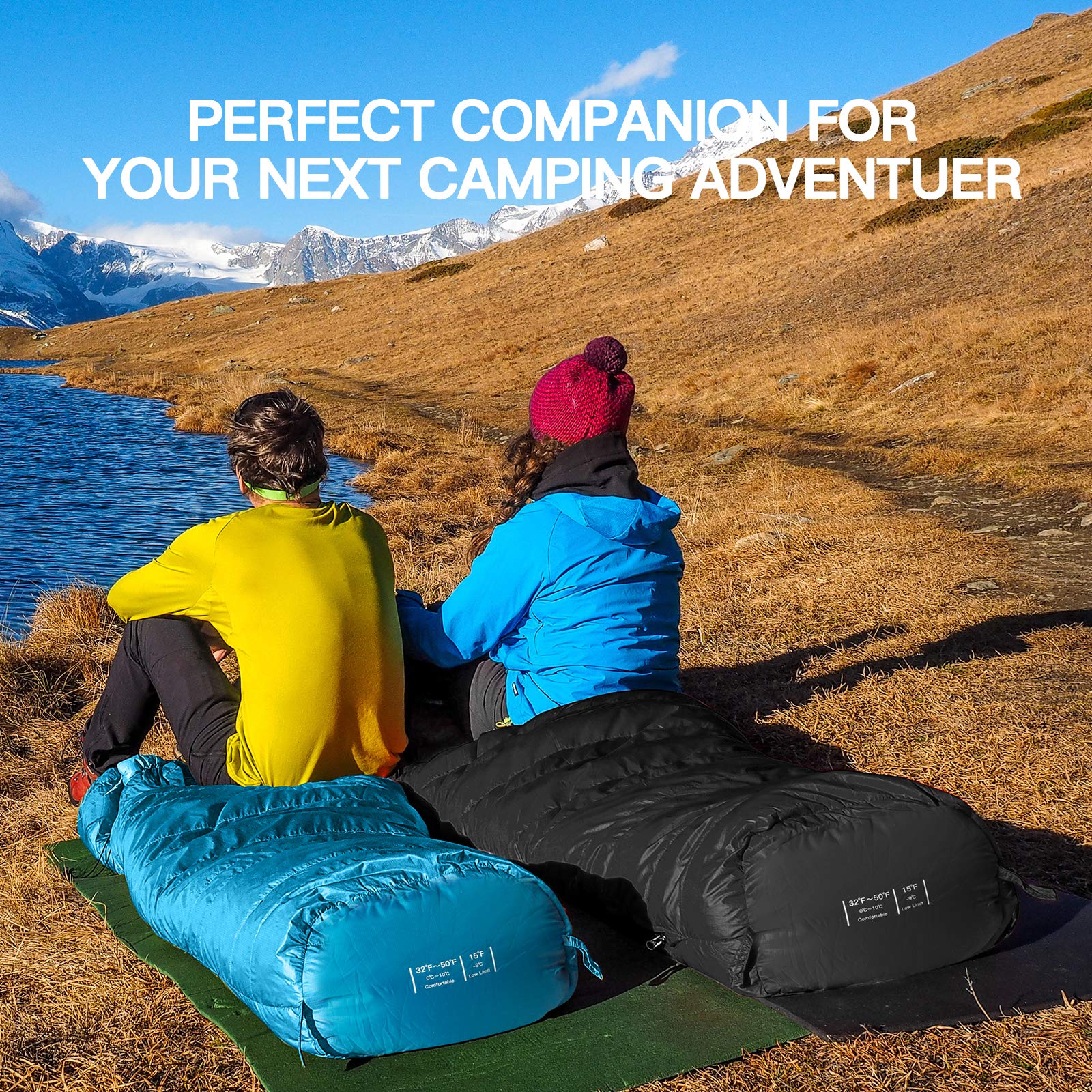 Bessport 15–45°F 3–4 Season Mummy Sleeping Bag