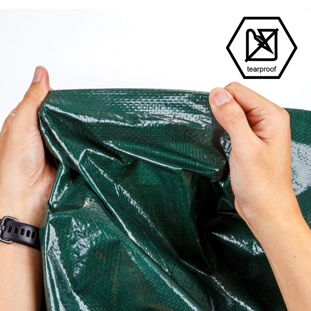 Cartman 8-Mil Green Waterproof Poly Tarp Cover