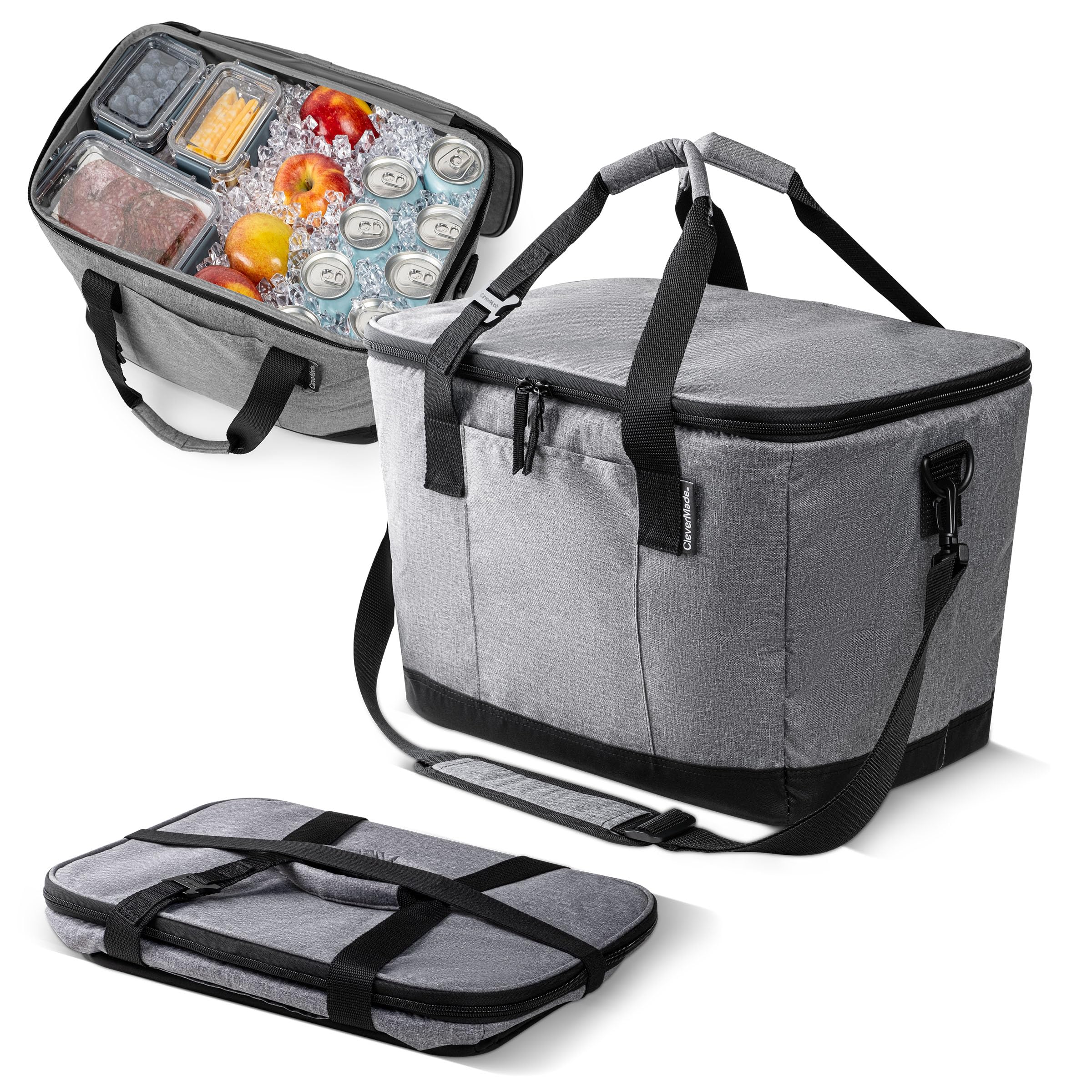 CleverMade Collapsible Leakproof Insulated Cooler Bag