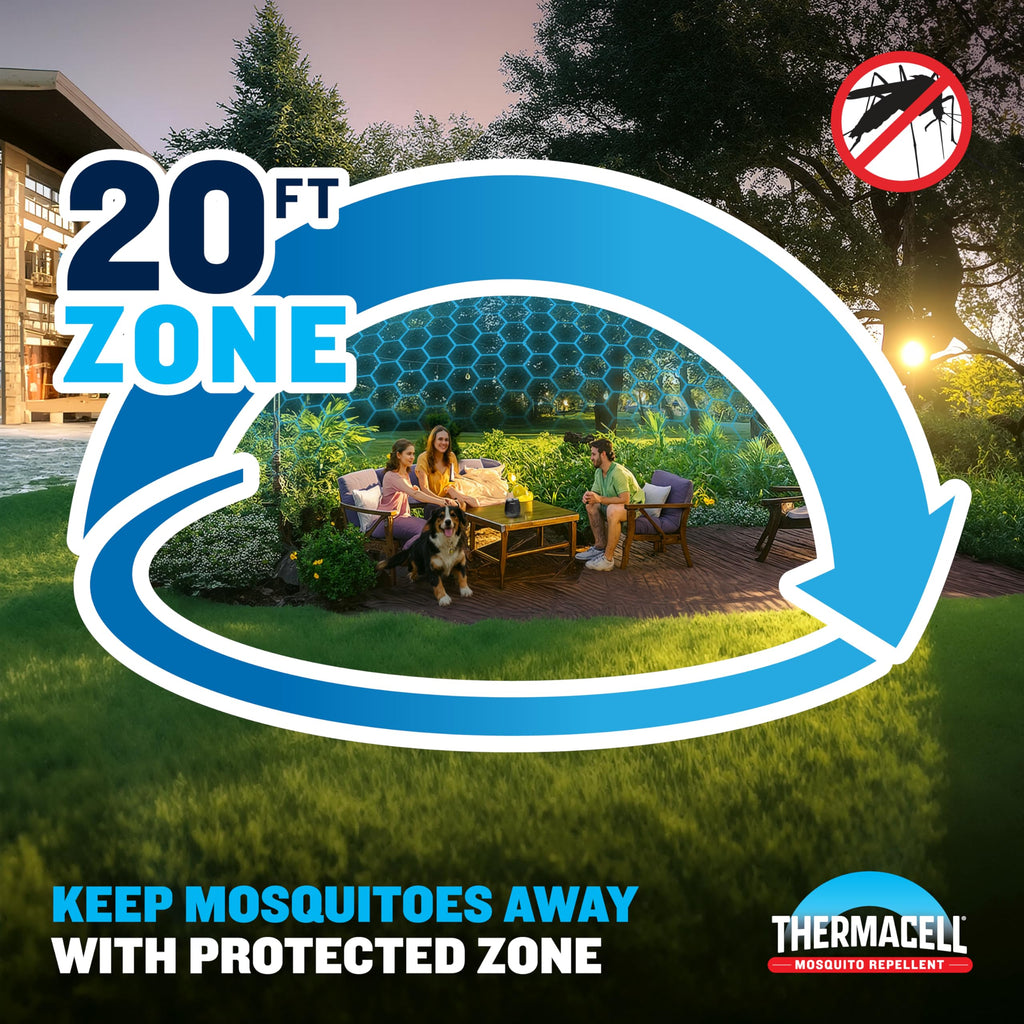 Thermacell E-ZoneGuard Patio Max Rechargeable Mosquito Repeller
