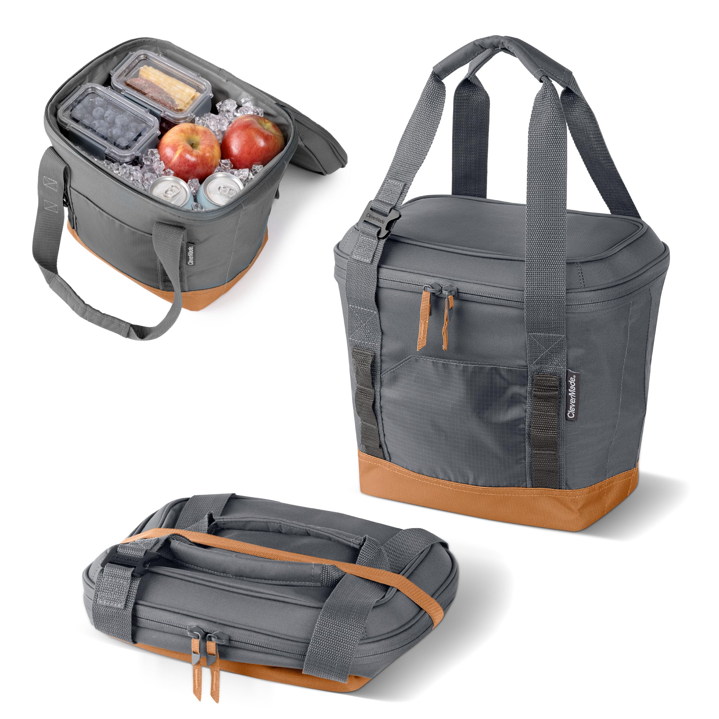 CleverMade Collapsible Leakproof Insulated Cooler Bag