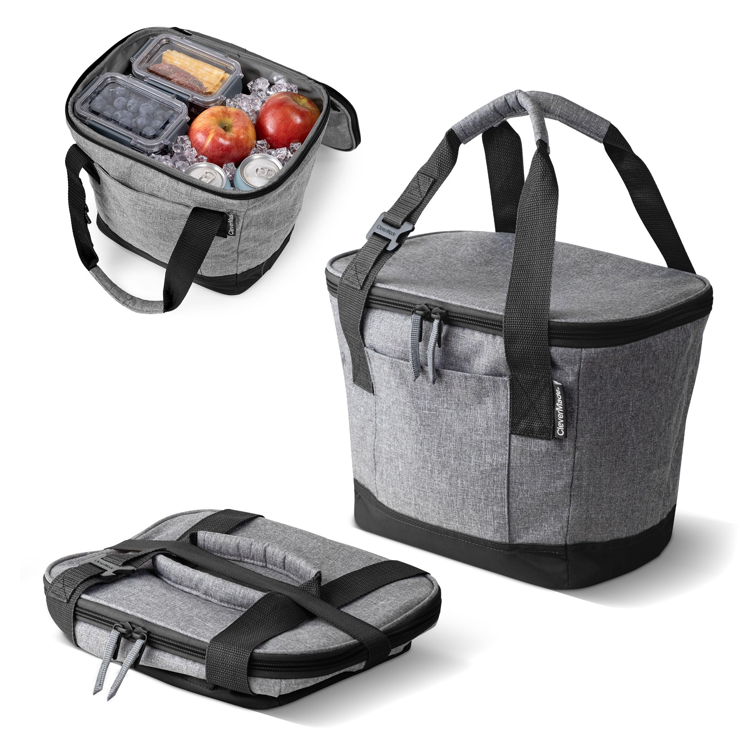 CleverMade Collapsible Leakproof Insulated Cooler Bag