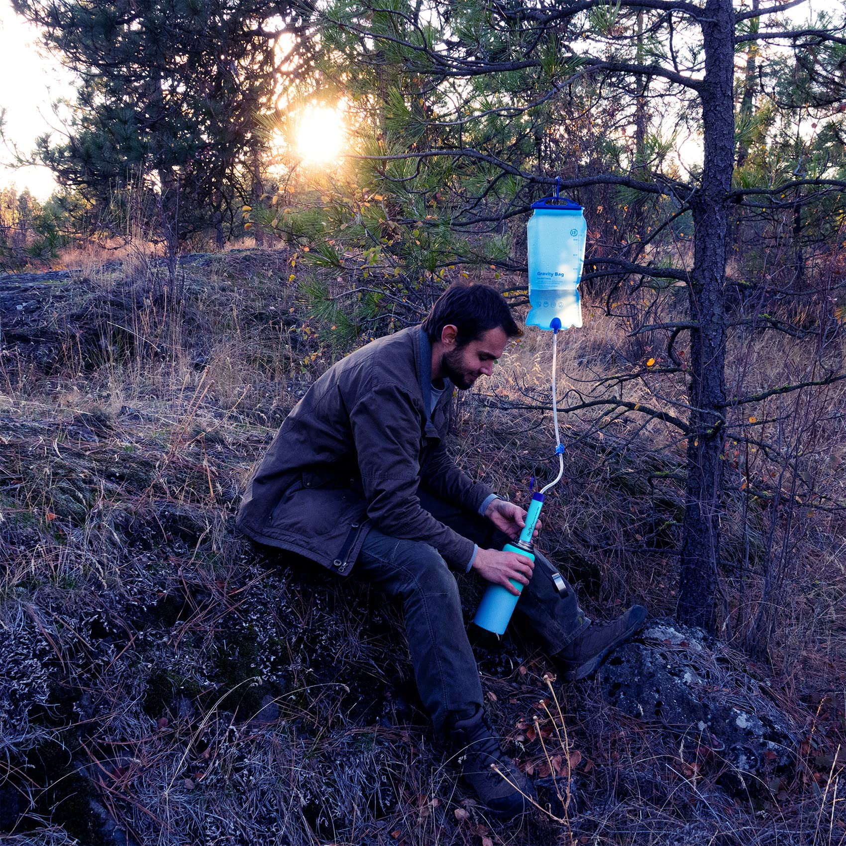 SimPure 3L Gravity-Fed Portable Water Filter System