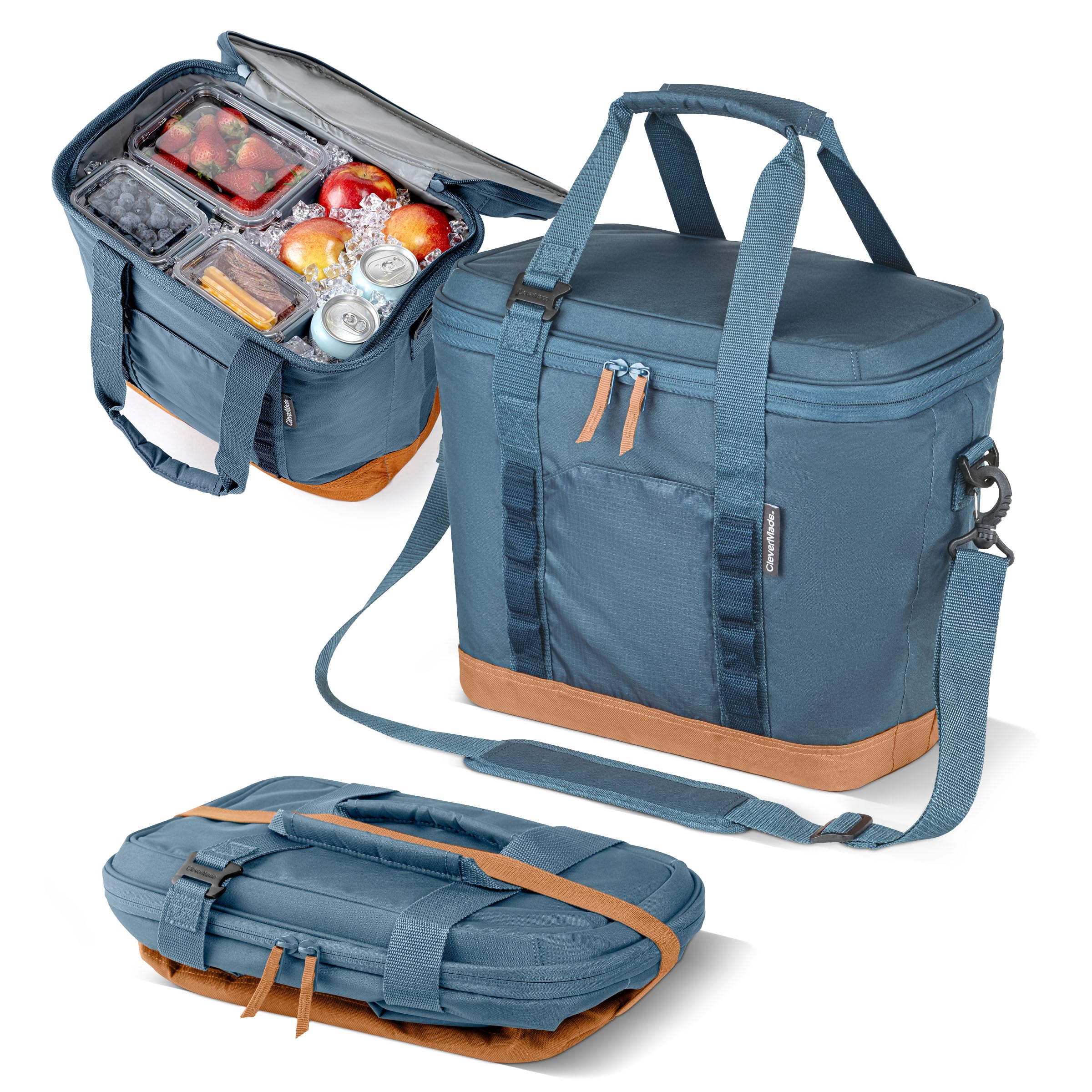CleverMade Collapsible Leakproof Insulated Cooler Bag
