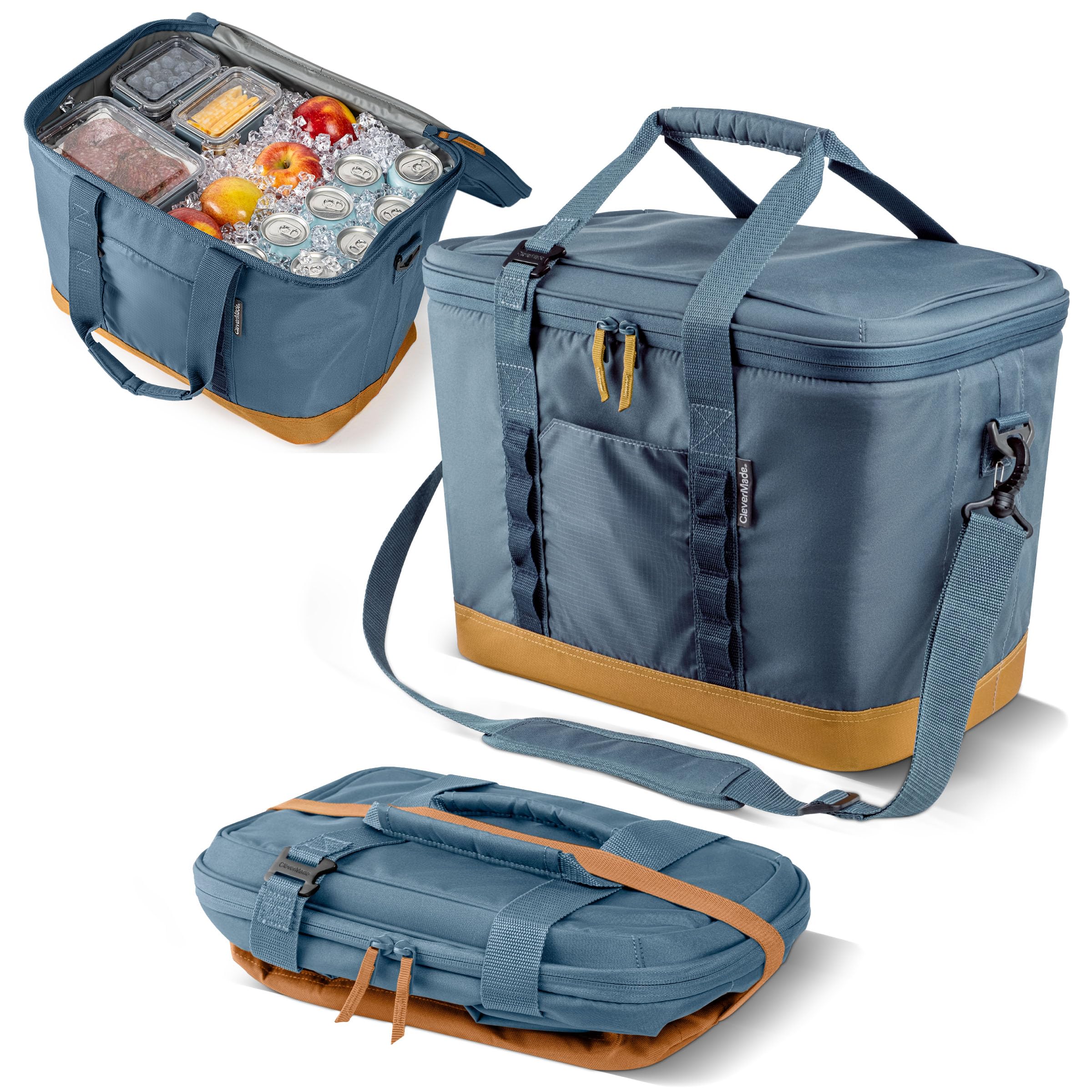 CleverMade Collapsible Leakproof Insulated Cooler Bag